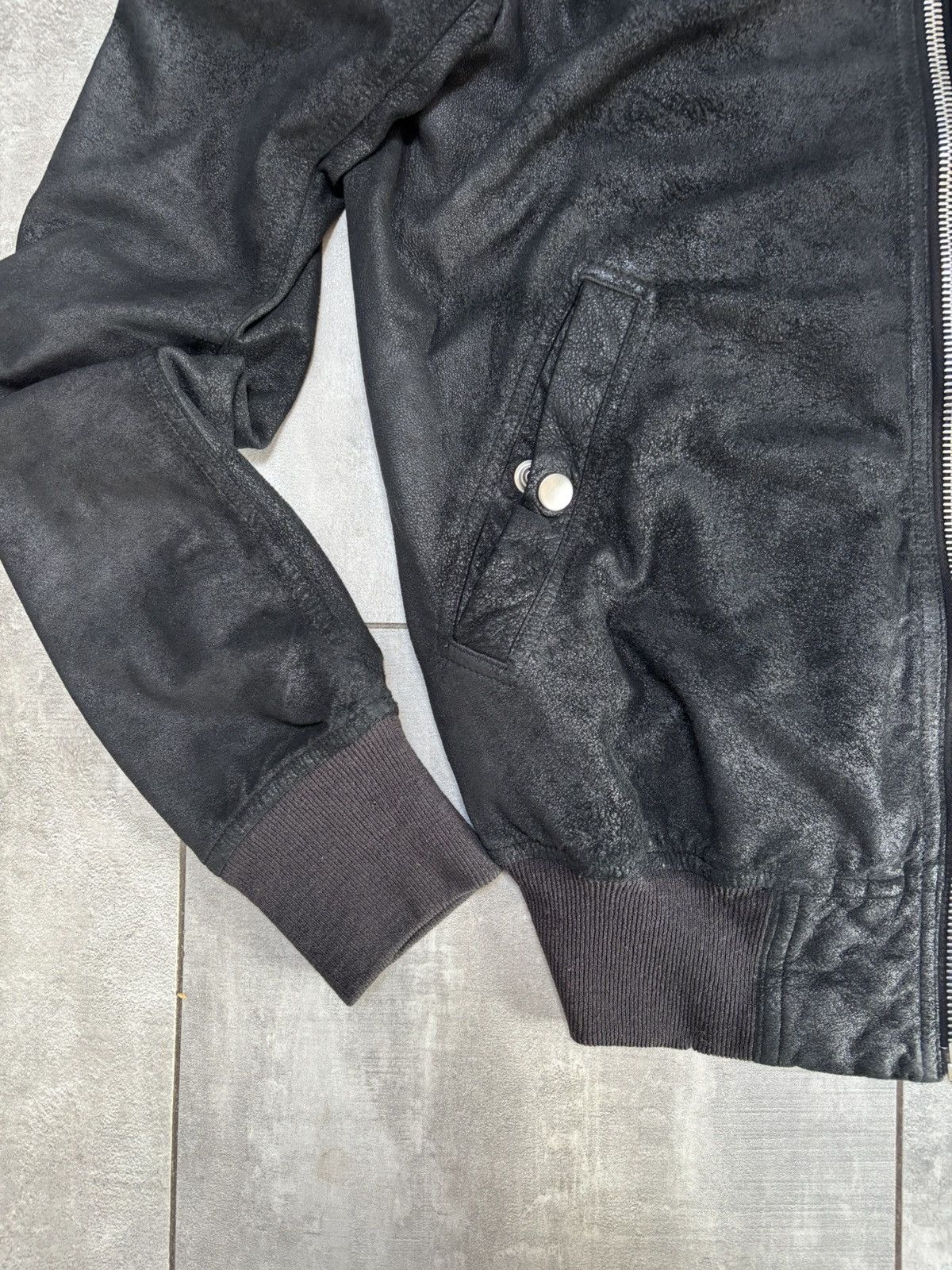 Rick Owens Rick Owens SS16 Blistered Lamb Leather Bomber Size US S / EU 44-46 / 1 - 6 Thumbnail