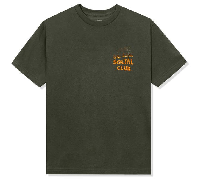 Anti Social Social Club Anti Social Social Club Fire Inside Tee Olive DS New Size US S / EU 44-46 / 1 - 2 Thumbnail