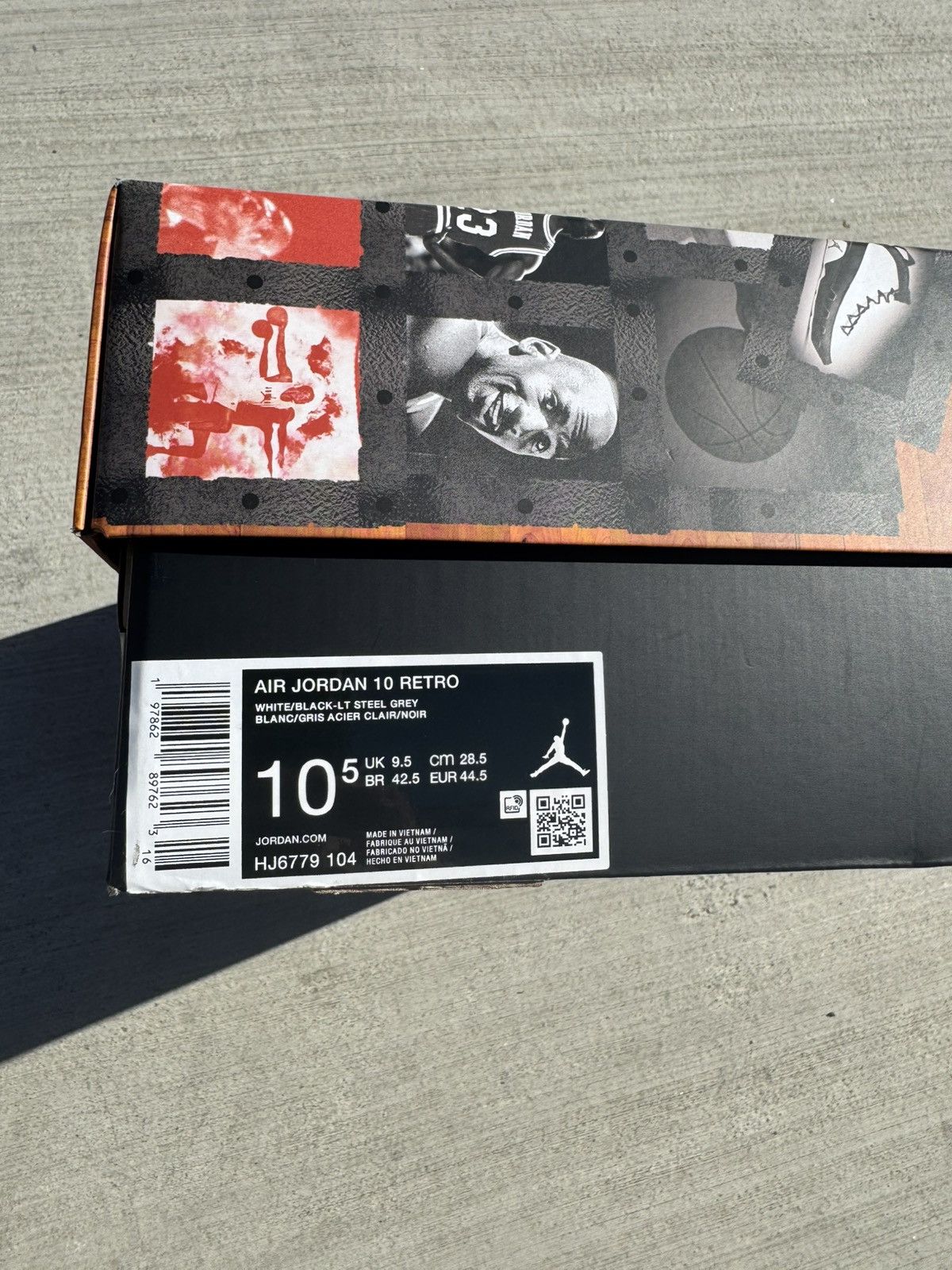 Jordan Brand JORDAN 10 RETRO OG STEEL STEELE 2025 SIZE 10.5 Size US 10.5 / EU 43-44 - 7 Thumbnail