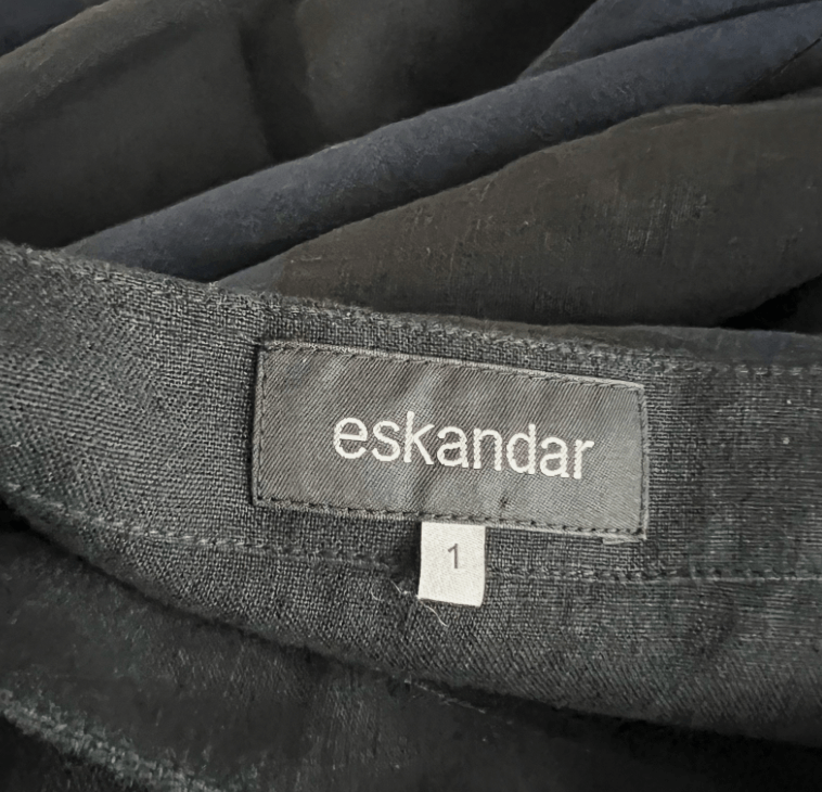 Eskandar Linen Lightweight Woven Boatneck