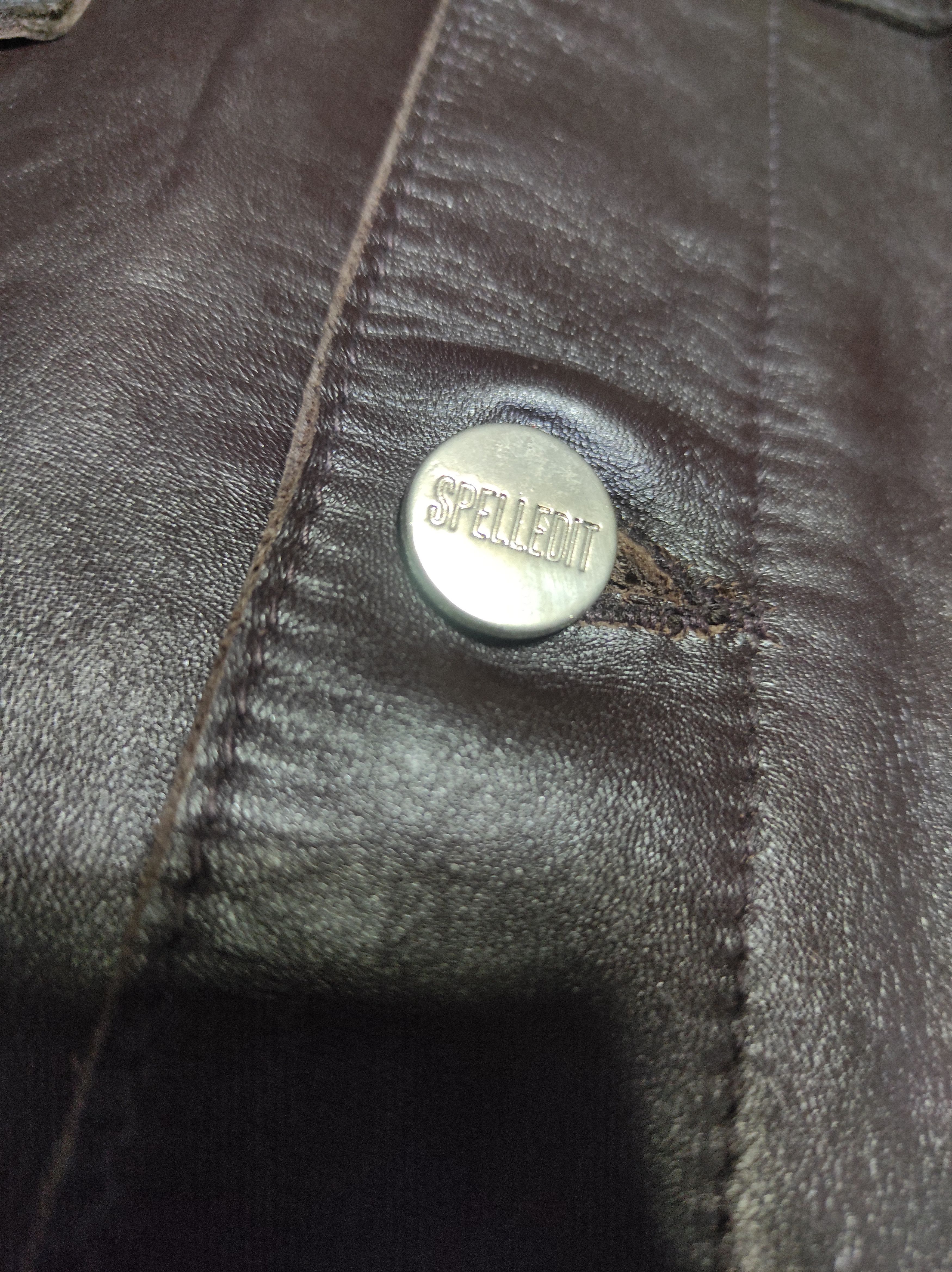 Leather Beautiful Color Premium Leather Trucker Jacket Spelledit Size US L / EU 52-54 / 3 - 13 Thumbnail
