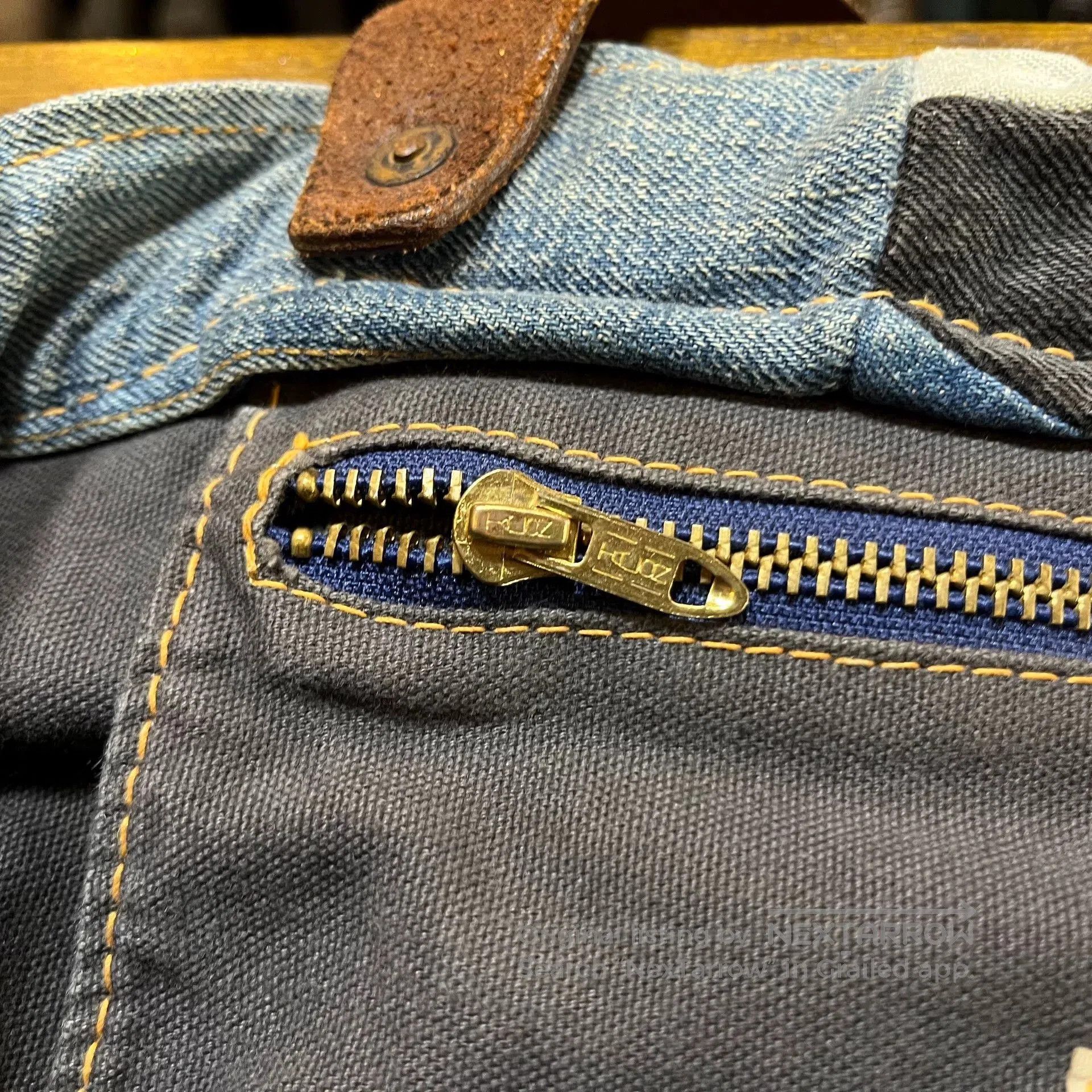 RRL Ralph Lauren patchwork denim tote shoulder bag. Size ONE SIZE - 9 Thumbnail