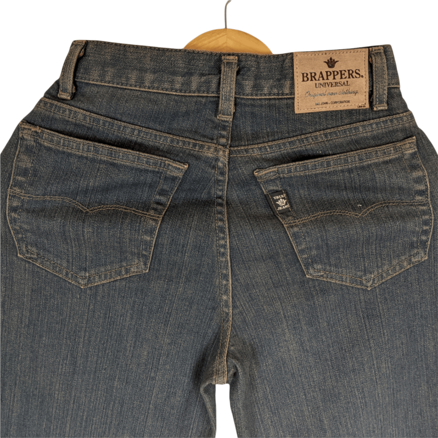 Big John BRAPPERS By Big John Japan Denim Jeans Pant Size 24" / US 00 / IT 34 - 7 Thumbnail