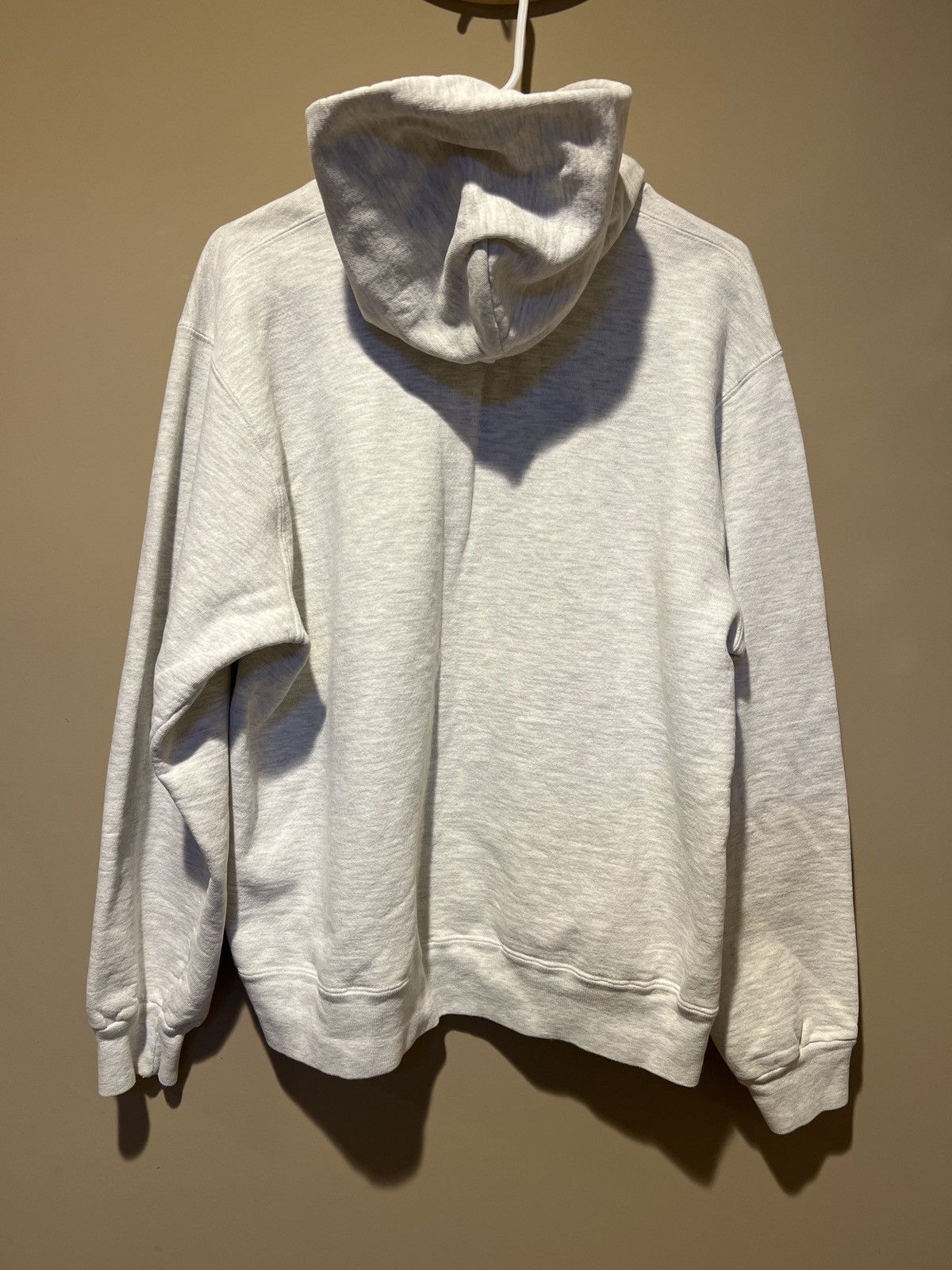 Champion Vintage Champion Grey Blank Spellout Hoodie 1990s Size US XL / EU 56 / 4 - 2 Thumbnail