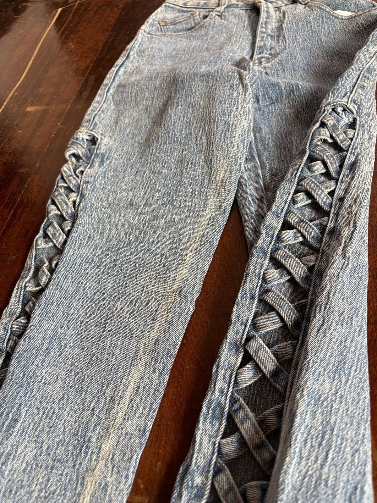 Other FREDERICK’S OF HOLLYWOOD 70’s-80’s HIGH WAIST JEANS Size 24" / US 00 / IT 34 - 2 Thumbnail