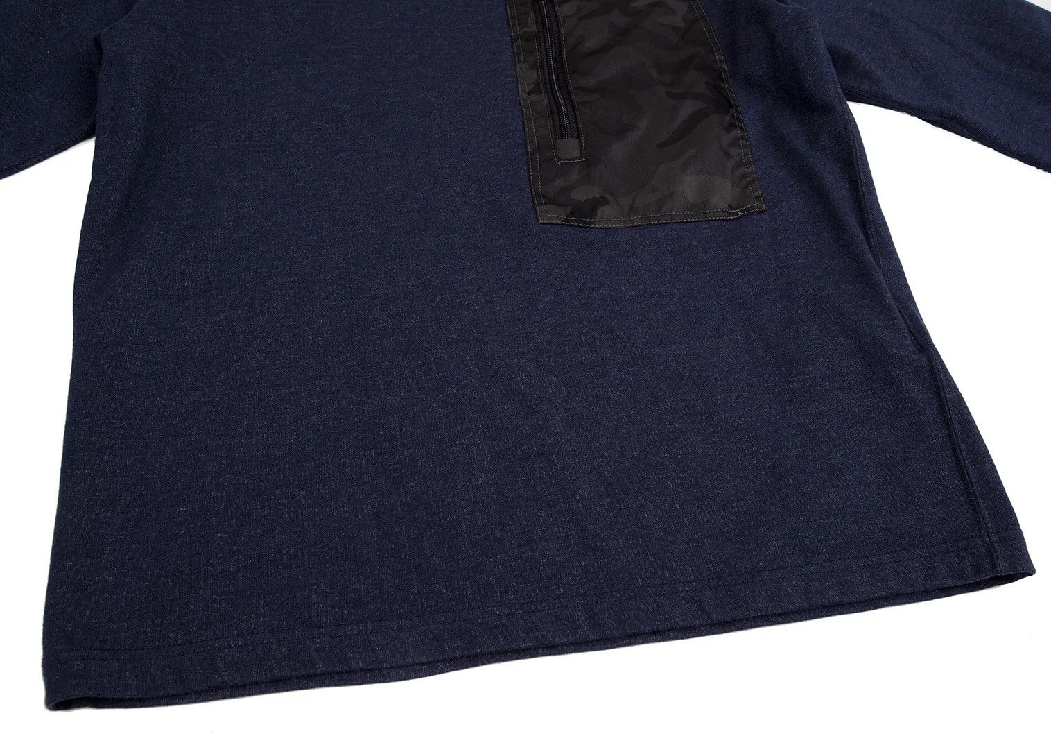 Junya Watanabe Camo Pocket Cut & Sewn Top in Navy and Burdy, Size M Size US M / EU 48-50 / 2 - 8 Thumbnail