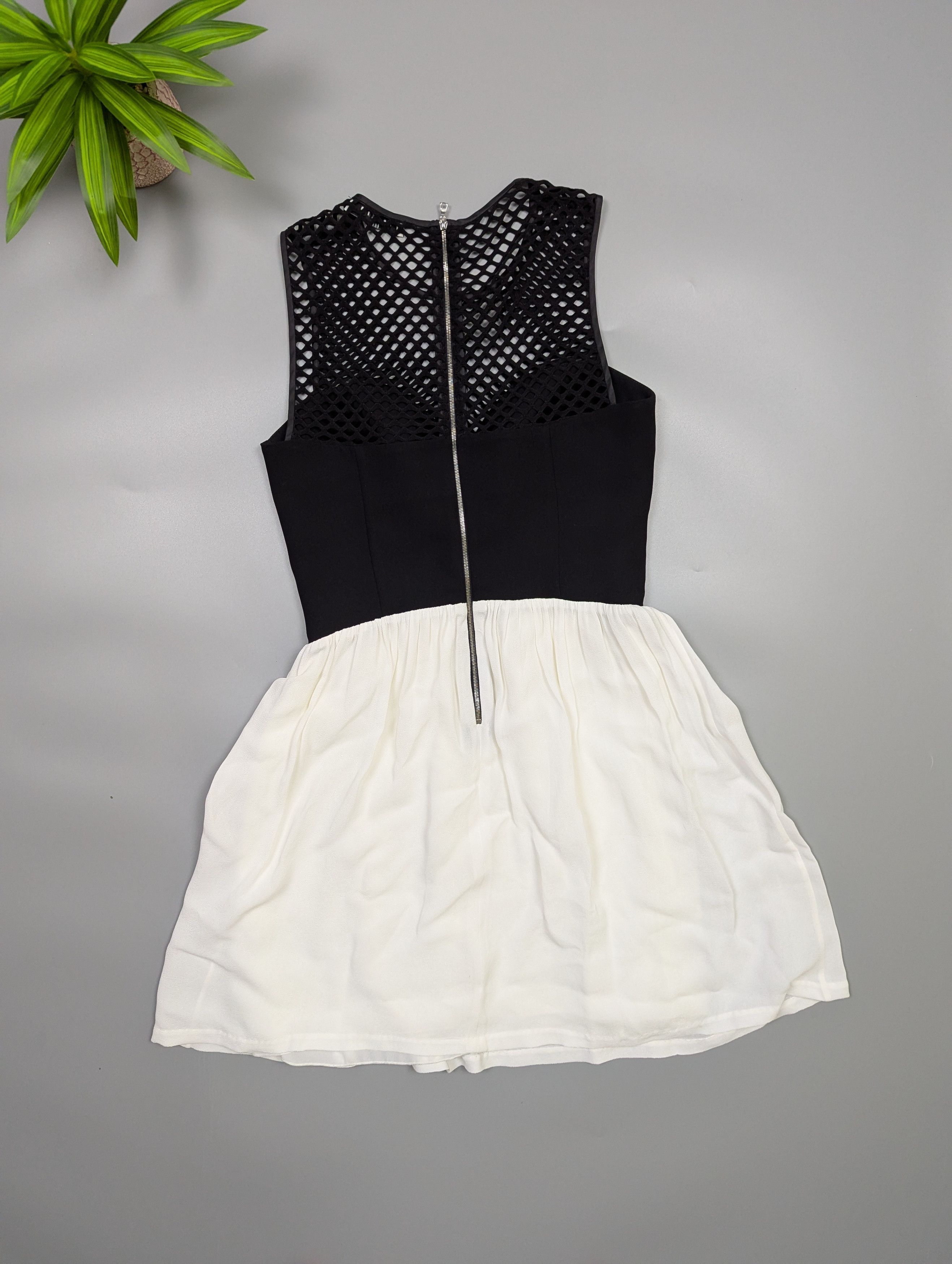 Sandro SANDRO Paris Women’s Black Mesh Cut Out Luxury Mini Dress Size S / US 4 / IT 40 - 10 Thumbnail