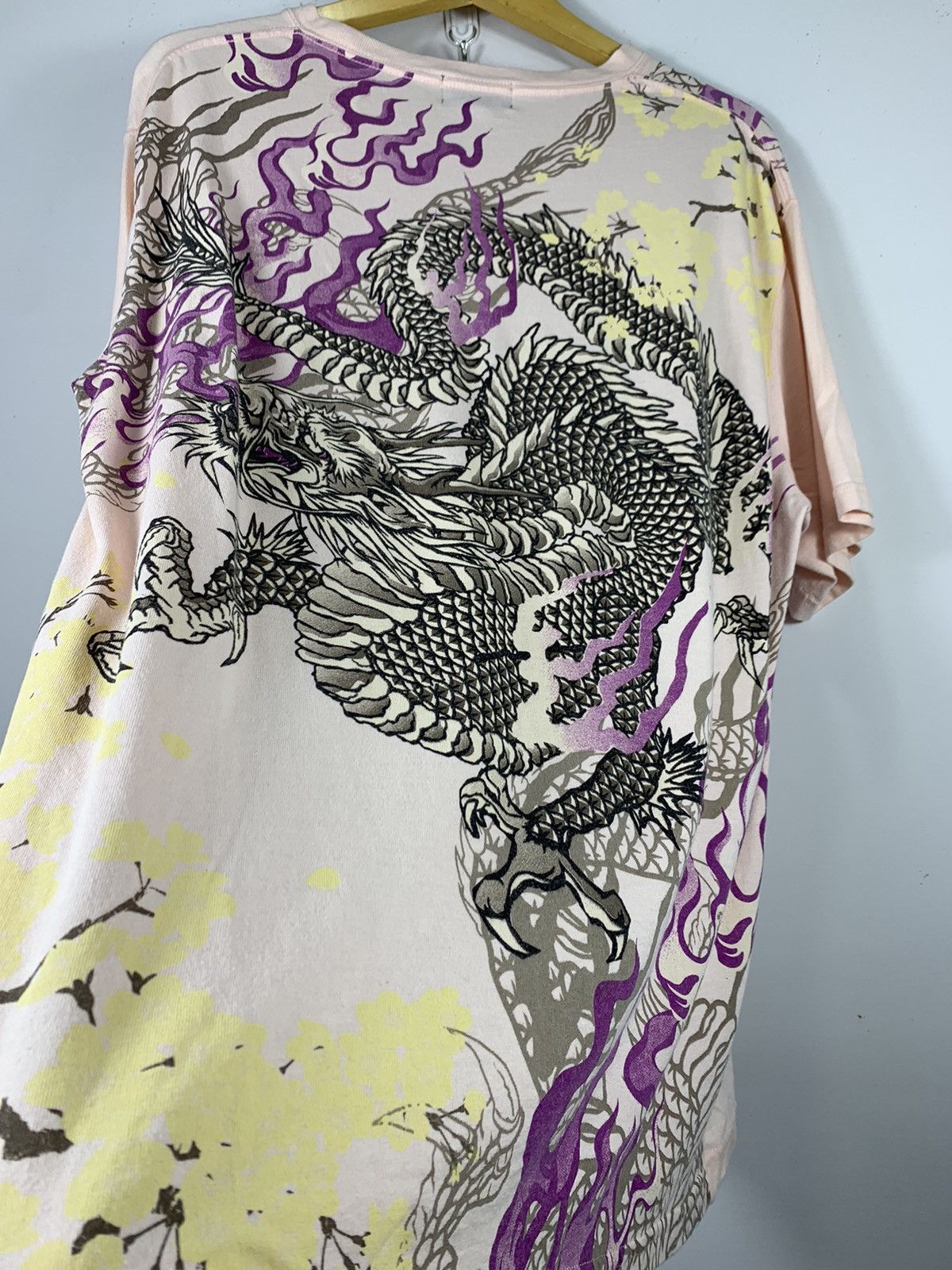 Hysteric Glamour Japanese Archived Dragon Full Print T-shirt Size US XL / EU 56 / 4 - 2 Thumbnail