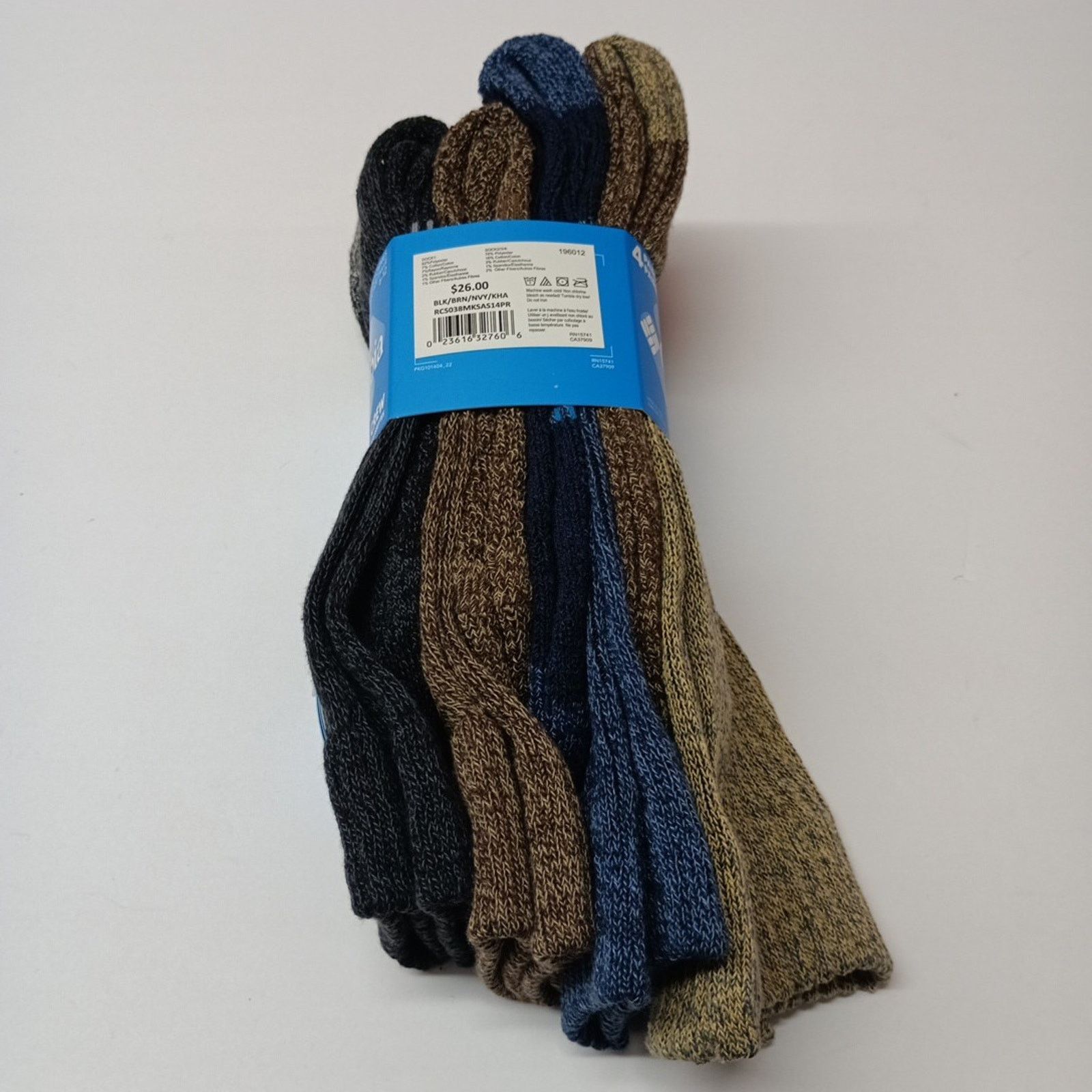 Columbia Columbia Moisture Control Crew Socks Size 6-12 Men's 4 Pair Size ONE SIZE - 6 Thumbnail