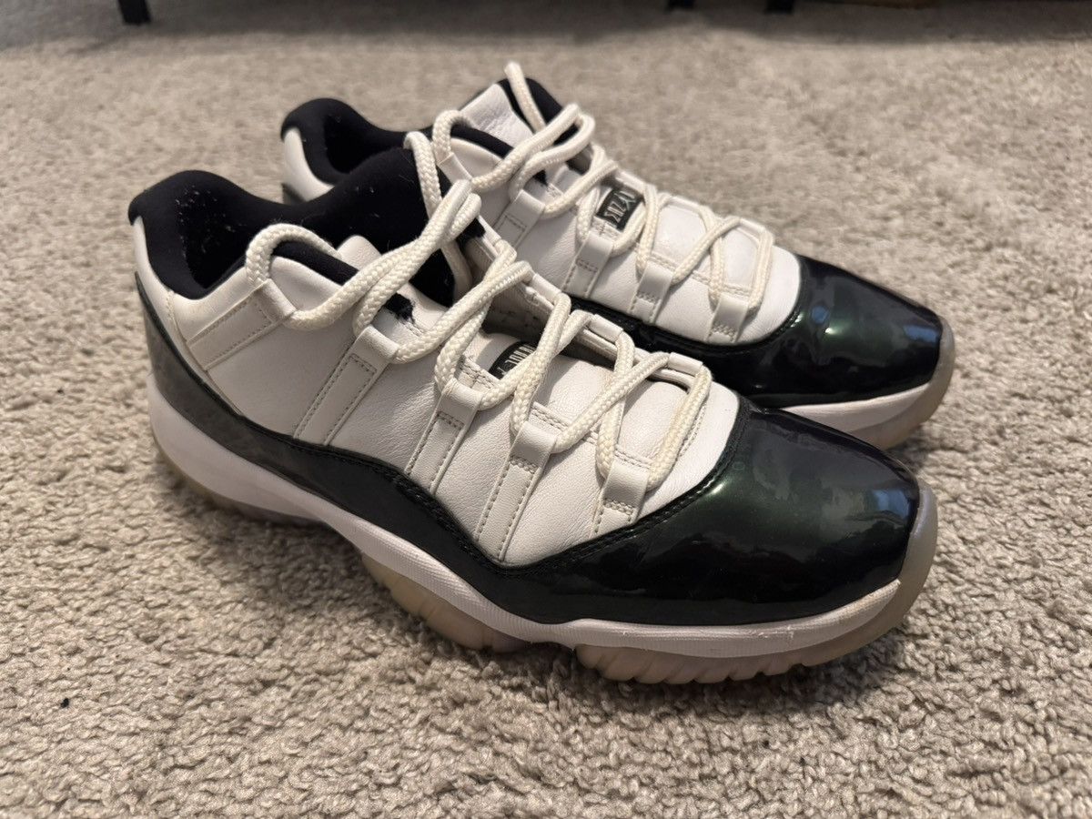 Jordan Brand Jordan 11 Retro Low Emerald Size US 11.5 / EU 44-45 - 2 Thumbnail