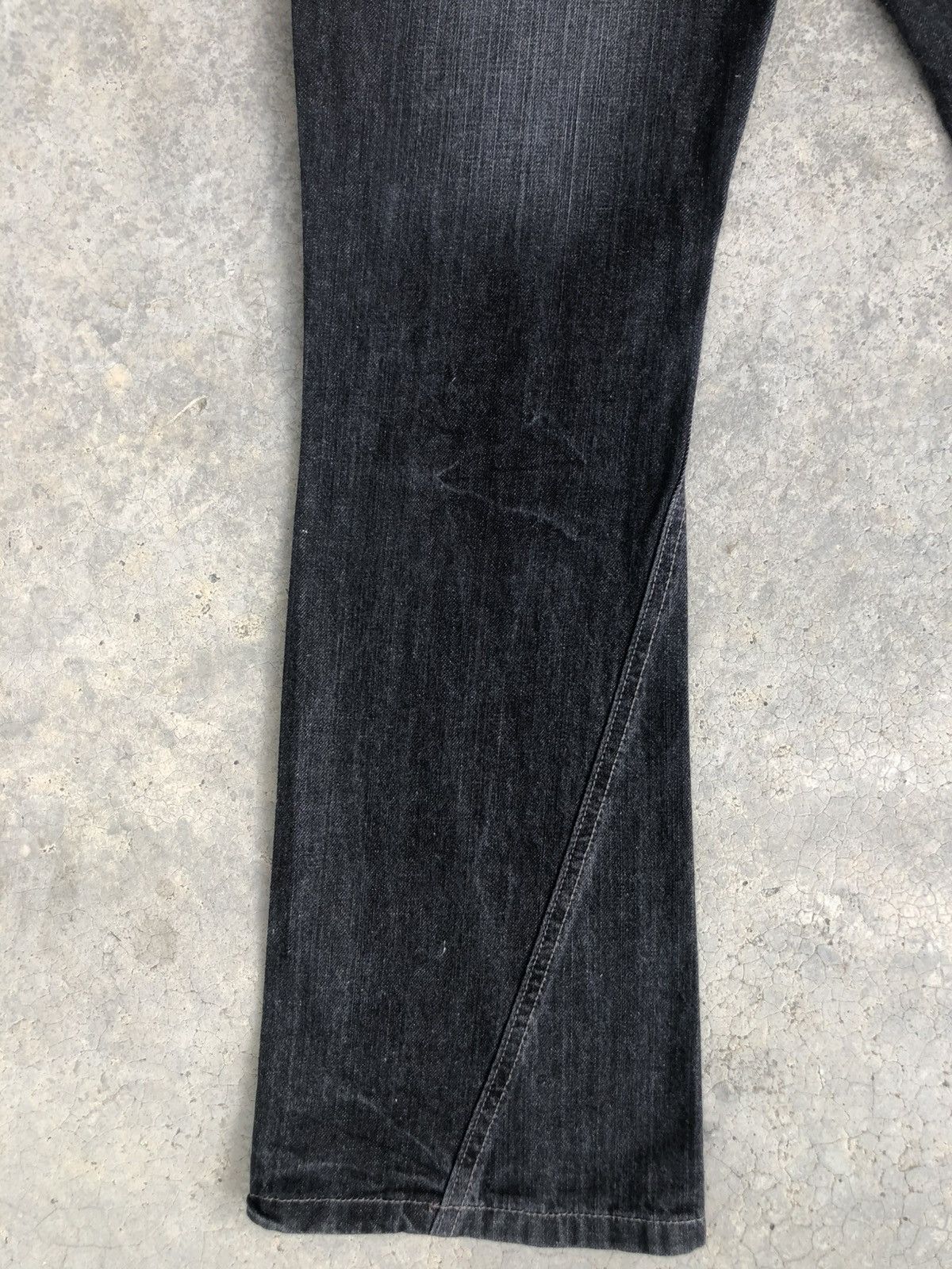 If Six Was Nine Japanese Barcedos Flared Jeans Bootcut Distressed Jeans Size US 31 - 11 Thumbnail