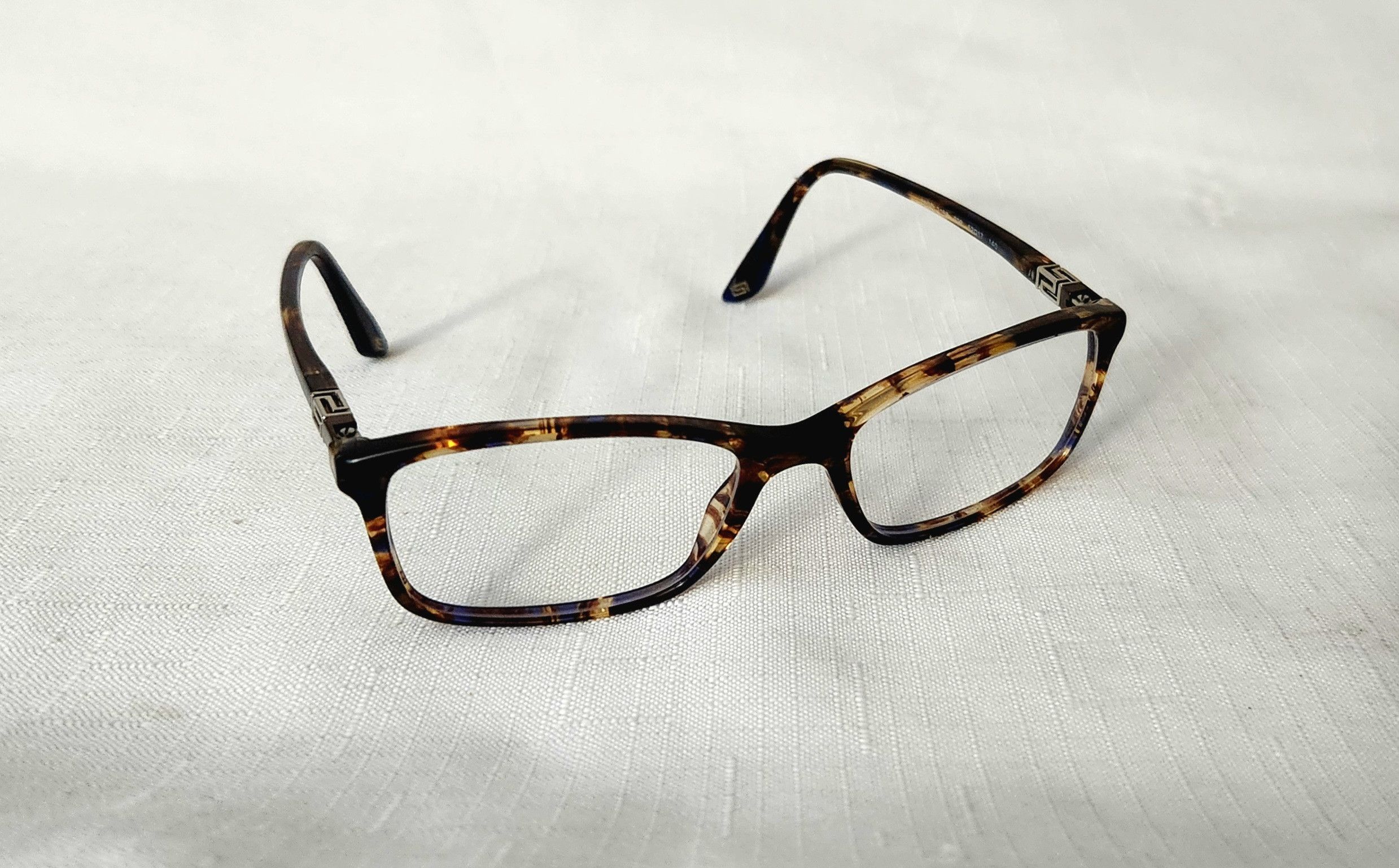 Designer × Versace Versace MOD. 3163 992 Brown Tortoise Eyeglasses Frames Size ONE SIZE - 1 Thumbnail