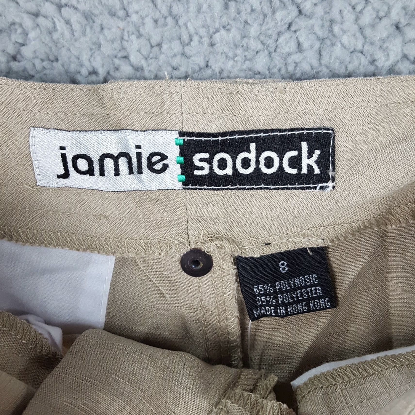 Vintage VINTAGE Jamie Sadock Shorts High Waisted Size 8 Beige Athletic Outdoor Chino Golf Women Size 30" / US 8 / IT 44 - 2 Thumbnail