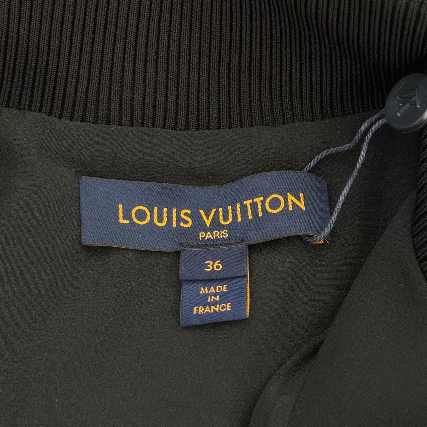 Louis Vuitton LV Black All Over Monogram Jacket Women's 36 Size XS / US 0-2 / IT 36-38 - 3 Thumbnail
