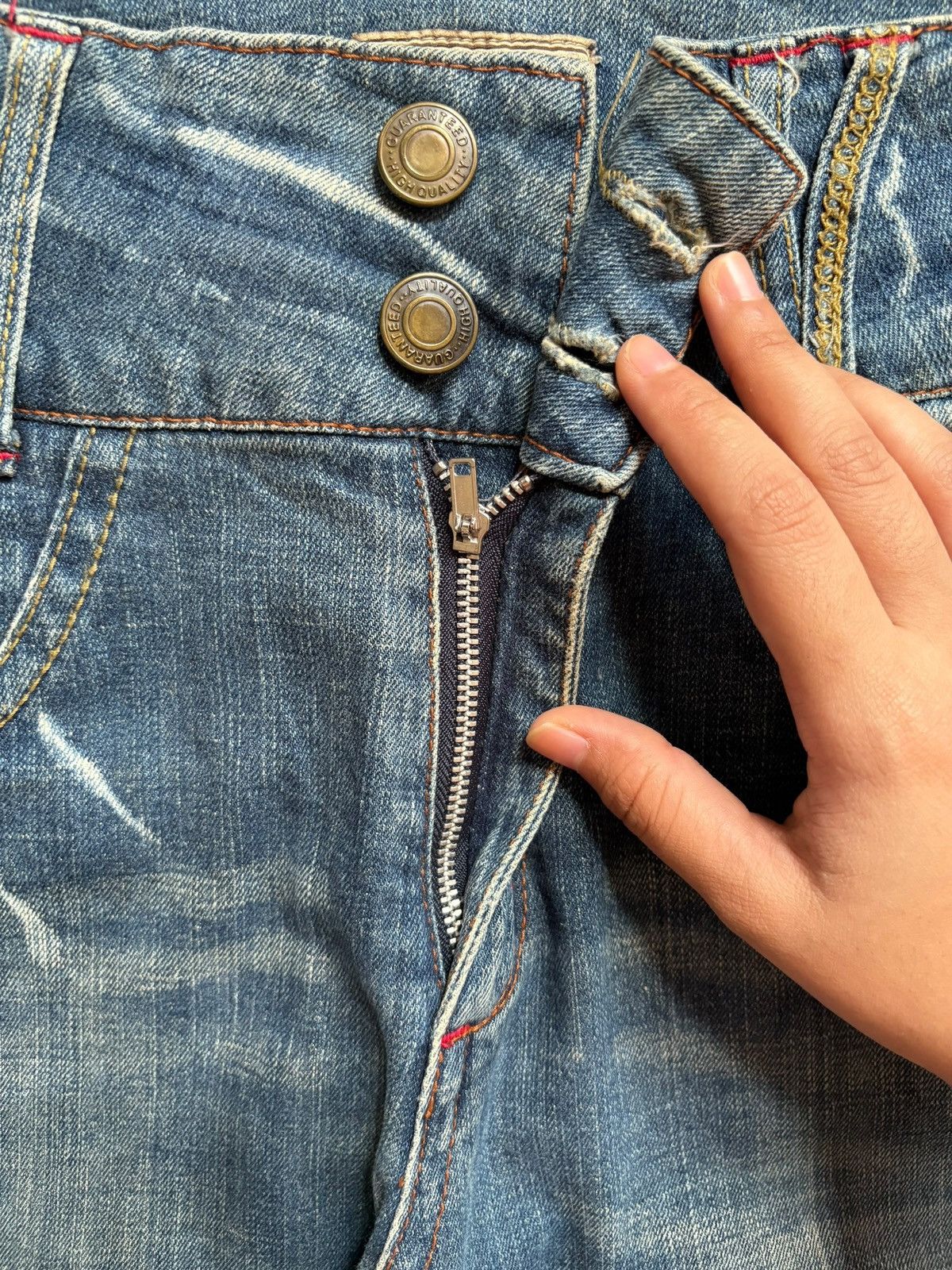 Japanese Brand Vintage Japanese Brand Mud Wash Bootcut Flare Jeans Size 30" / US 8 / IT 44 - 3 Thumbnail