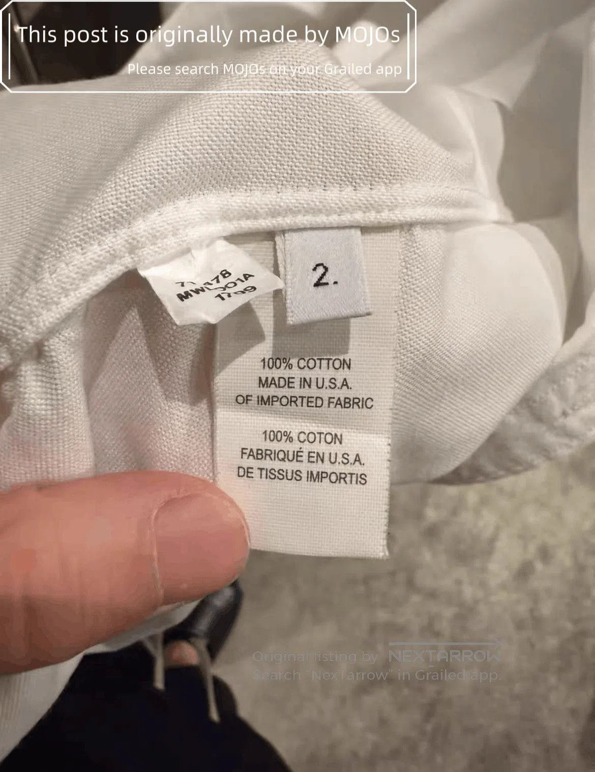 Thom Browne Sz 2 Thom Browne Four Gray Stripe Shirt mojos1903. Size US M / EU 48-50 / 2 - 5 Thumbnail
