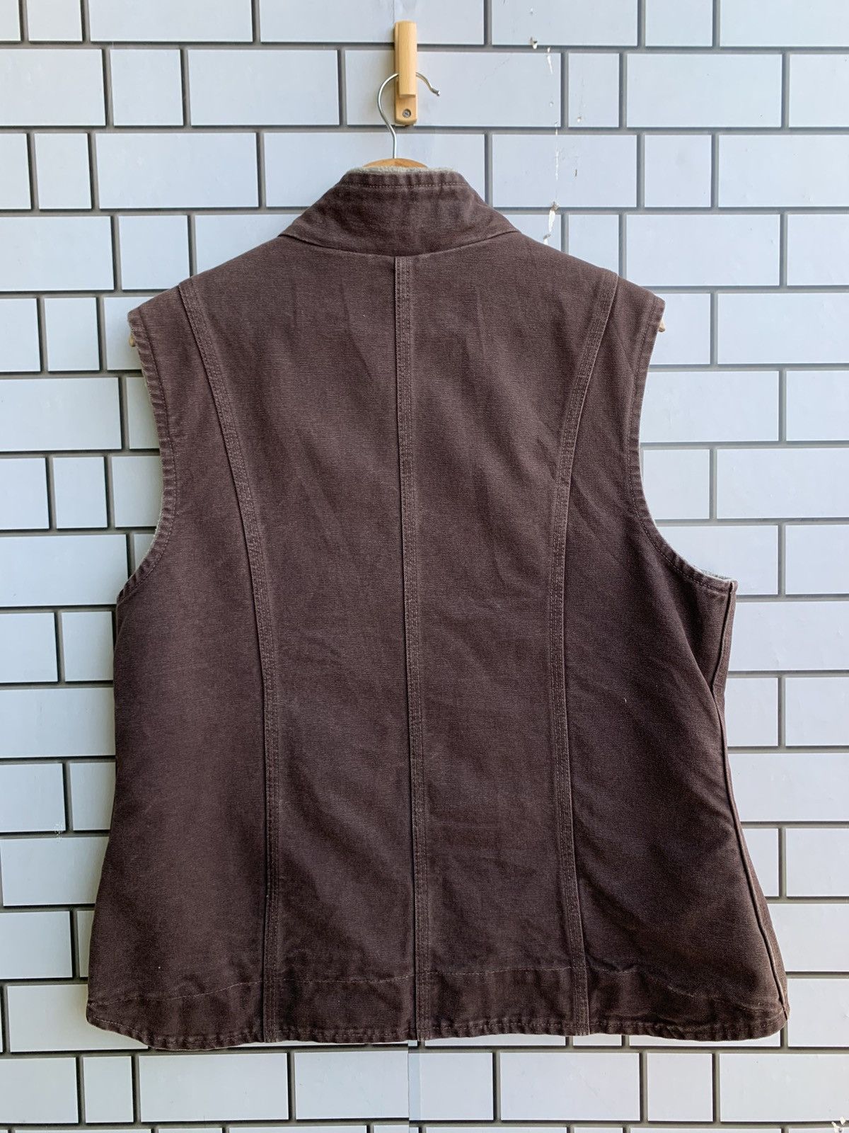 Vintage Vintage Crazy Carhartt Vest Jacket Size L / US 10 / IT 46 - 5 Thumbnail