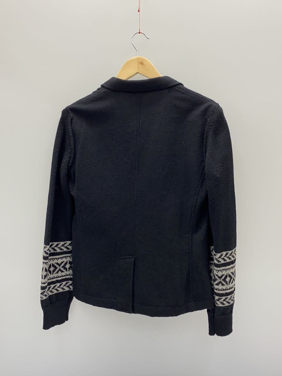 Comme des Garcons × Comme des Garcons Black Nordic Knit Sleeve Wool Jacket - Comme Des Garcons Size US M / EU 48-50 / 2 - 2 Thumbnail