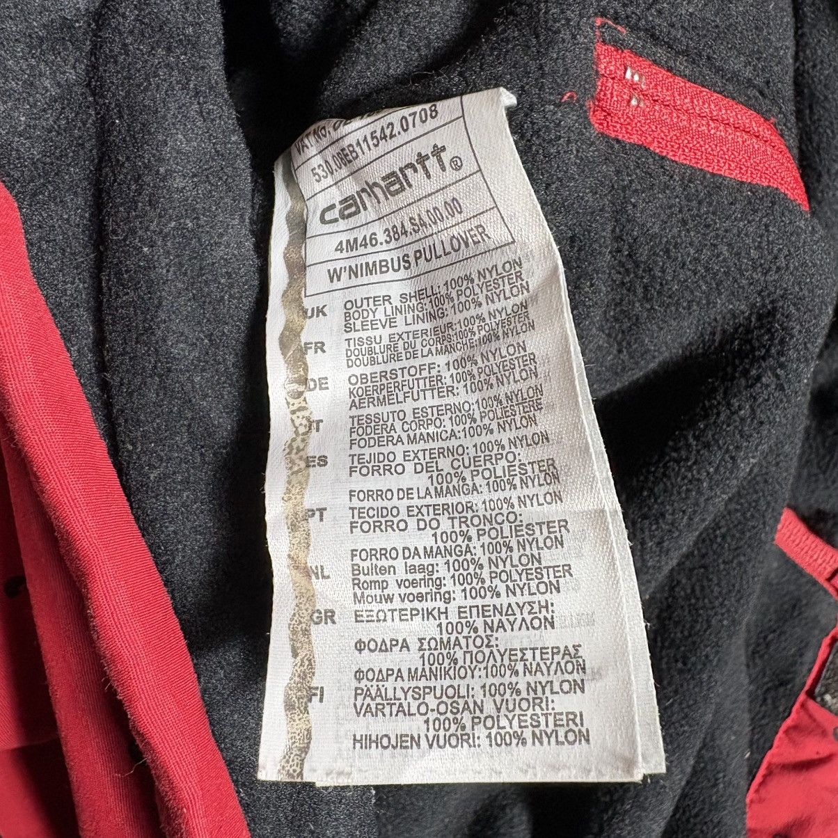 Carhartt Vintage Carhartt Logo Monogram Half Zip Hoodie Jacket Size M / US 6-8 / IT 42-44 - 4 Thumbnail