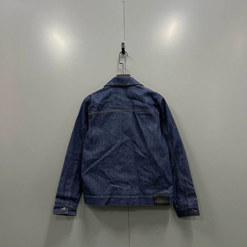Gucci Gucci Dark blue single-breasted denim jacket 2502-Nextarrow Size US S / EU 44-46 / 1 - 2 Thumbnail