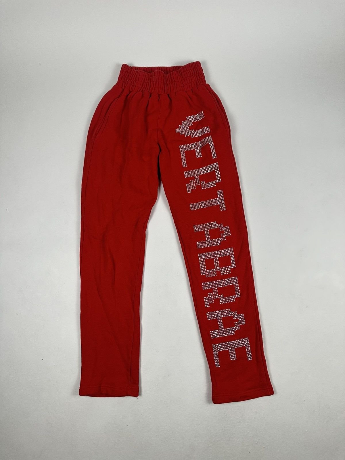 Vertabrae Vert Red Crystal Sweats Unreleased Size US 32 / EU 48 - 1 Thumbnail