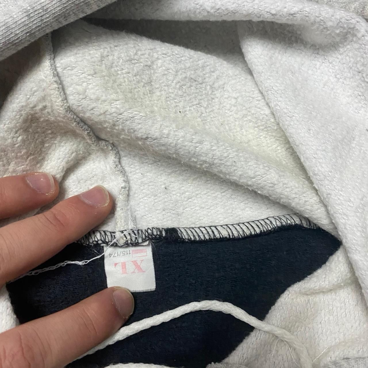 Other Grey and black cropped hoodie with a unique design Size US XL / EU 56 / 4 - 3 Thumbnail