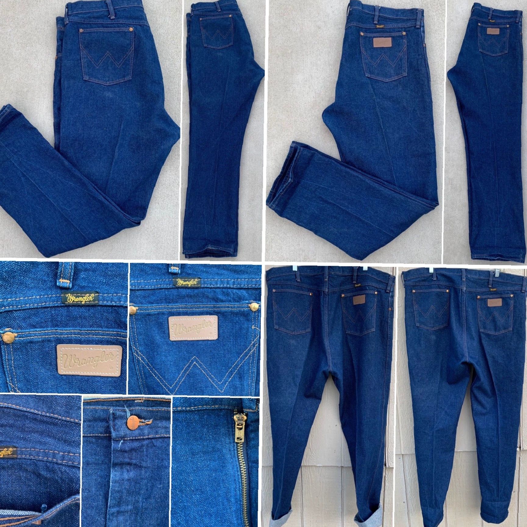 Wrangler VINTAGE Wrangler 13MWZ Jeans Shirt? No. Jeans. Wrangler 13MWZ Kid? No. This is Men. Wrangler Jeans 13MWZ Regular Inseam 34 34 1/4"? Size US 44 / EU 60 - 6 Thumbnail