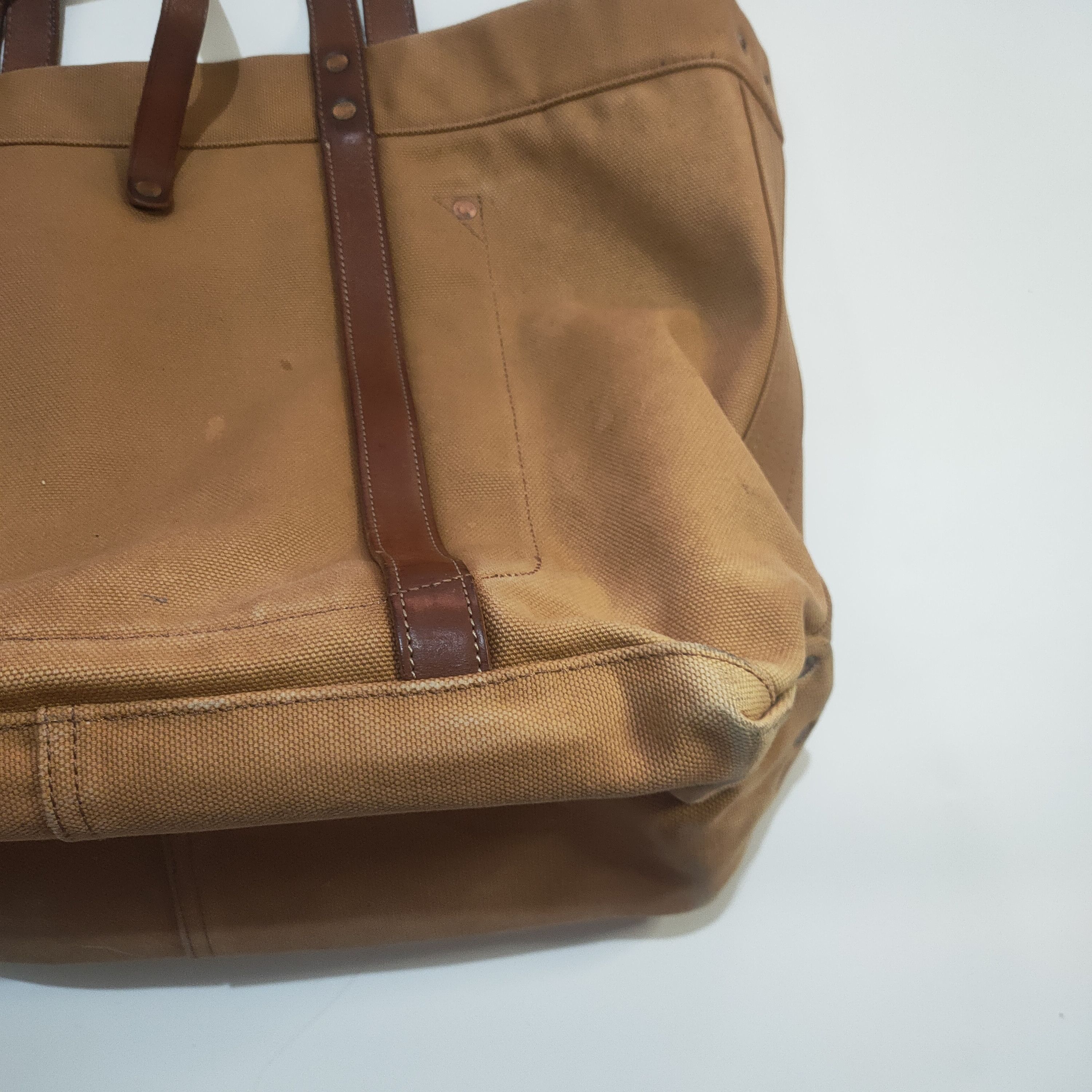 RRL Ralph Lauren × Vintage Ralph Lauren Cotton Canvas Tote Bag Size ONE SIZE - 9 Thumbnail
