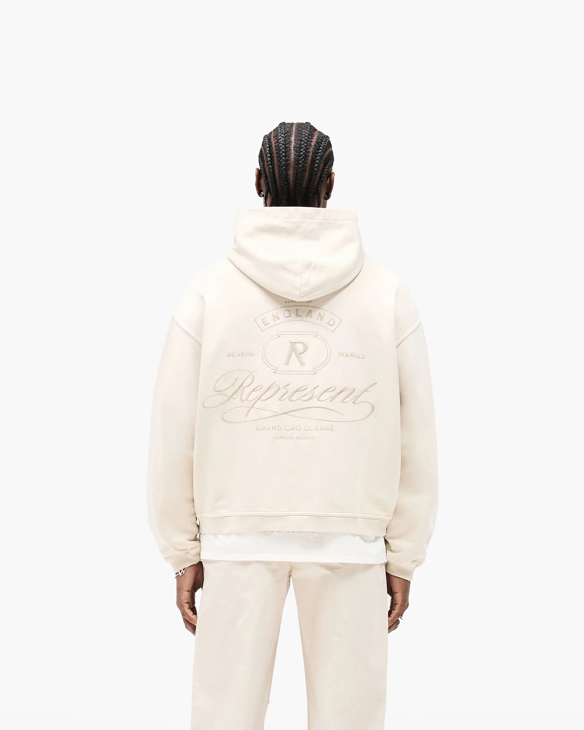 Represent Clo. o1mle1125 Vintage Hoodie in Neutrals Size US XS / EU 42 / 0 - 5 Thumbnail