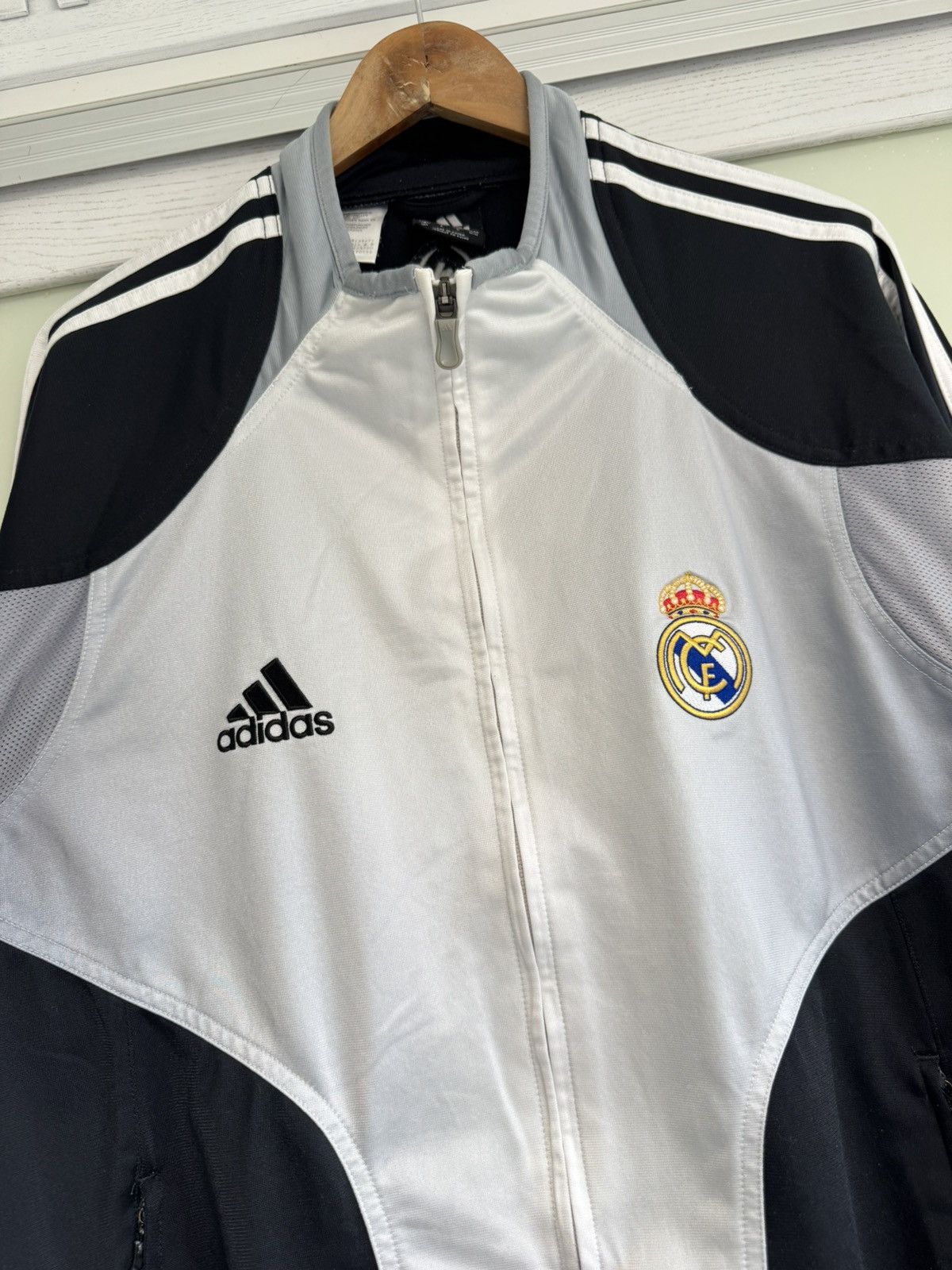 Adidas Vintage Real Madrid 2004-2005 Soccer Track Jacket Adidas Size US M / EU 48-50 / 2 - 5 Thumbnail