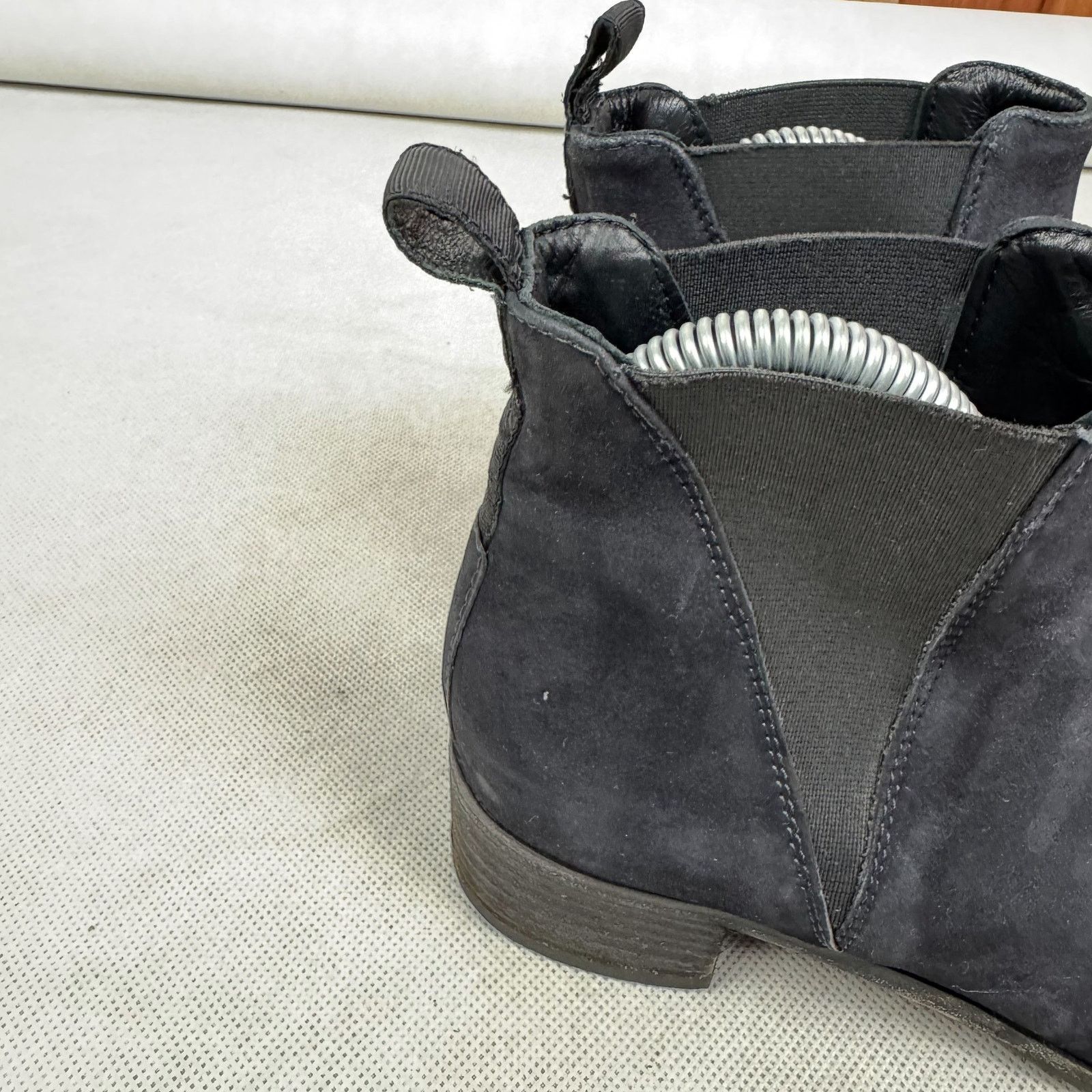 Acne Studios × Japanese Brand Acne Studios Jensen Womens Black Leather Pull On Ankle Boots Size US 4 / IT 34 - 10 Thumbnail