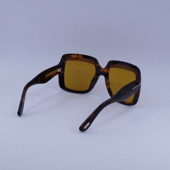 Tom Ford Tom Ford FT1194 52E Aurora Sunglasses Dark Havana Square Size ONE SIZE - 9 Thumbnail