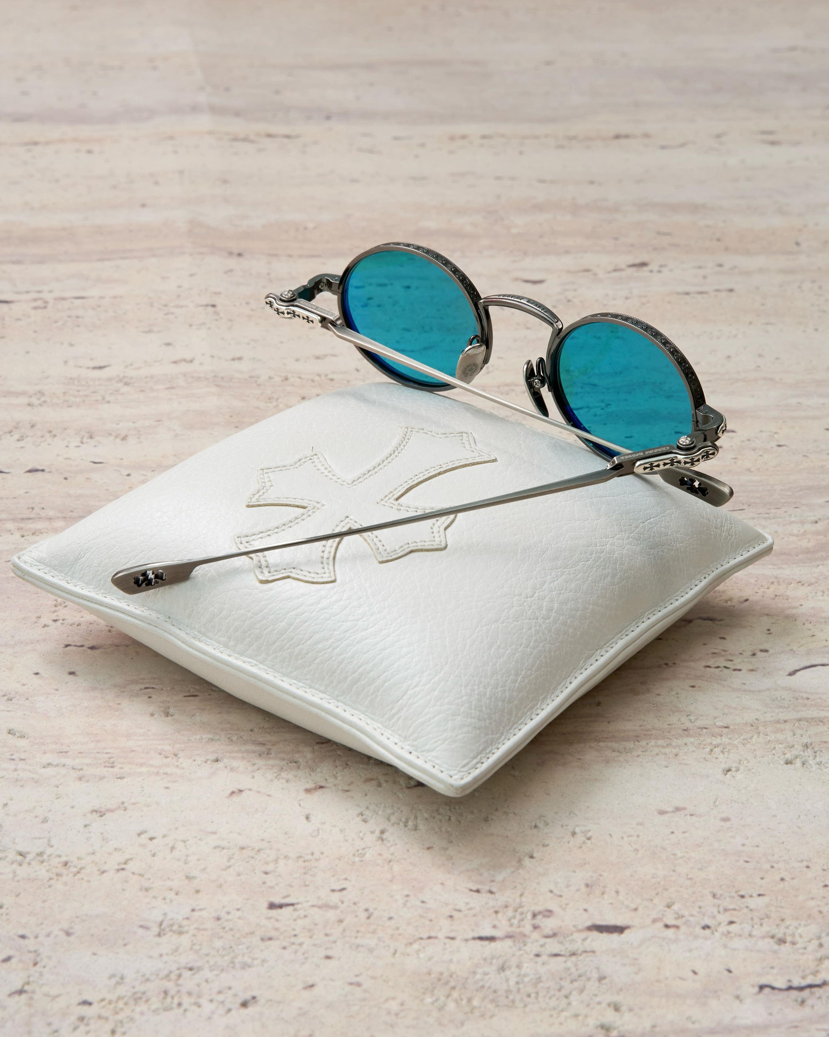 Chrome Hearts CHROME HEARTS HONEY DIPPED Pewter-Aquamarine Size ONE SIZE - 5 Thumbnail