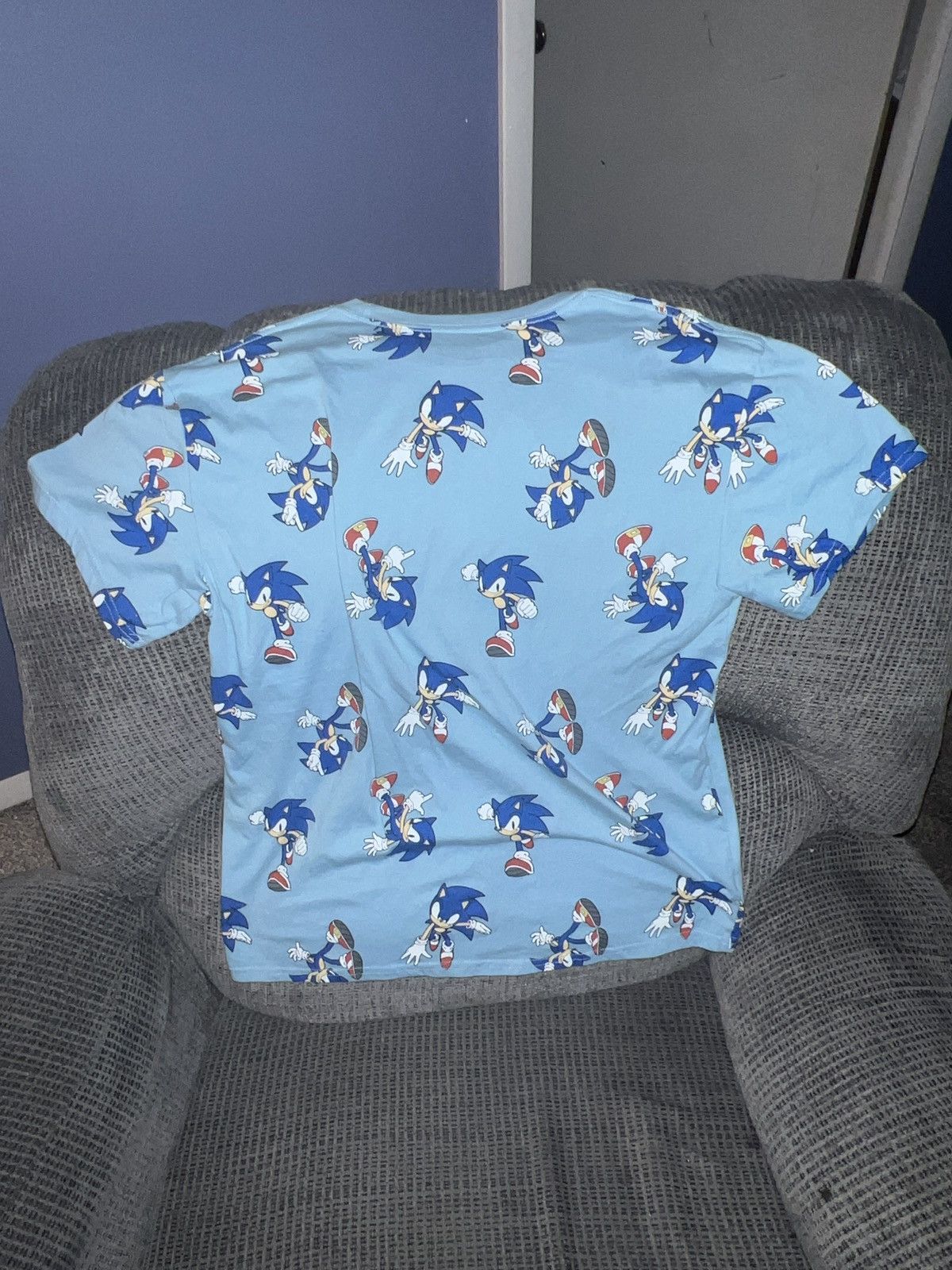Hypebeast Sega Sonic The Hedgehog All-Over Tee Size US L / EU 52-54 / 3 - 3 Thumbnail