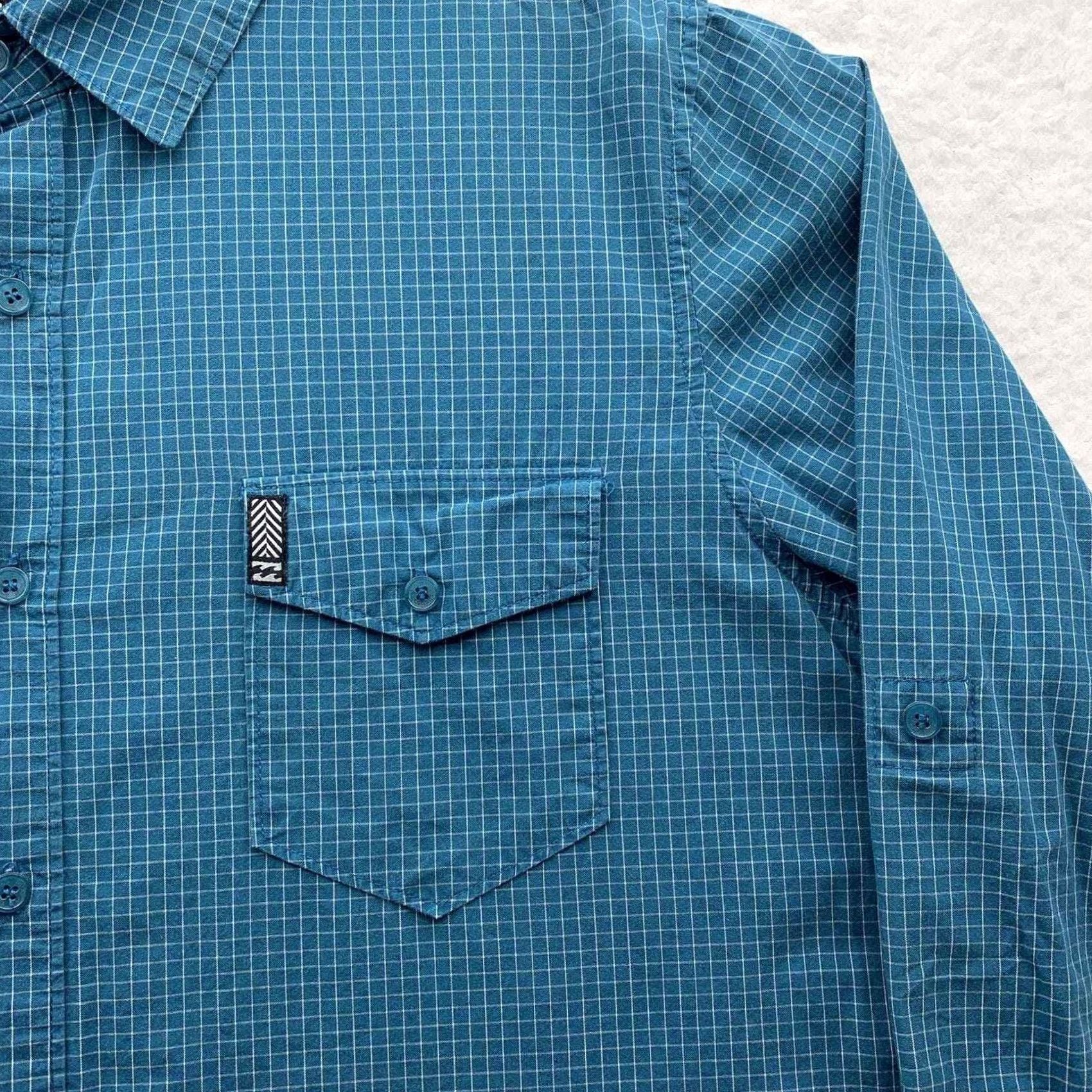 Billabong Billabong Casual Button Up Shirt Mens Large L Blue Check Surfer Pockets Preppy Size US L / EU 52-54 / 3 - 5 Thumbnail