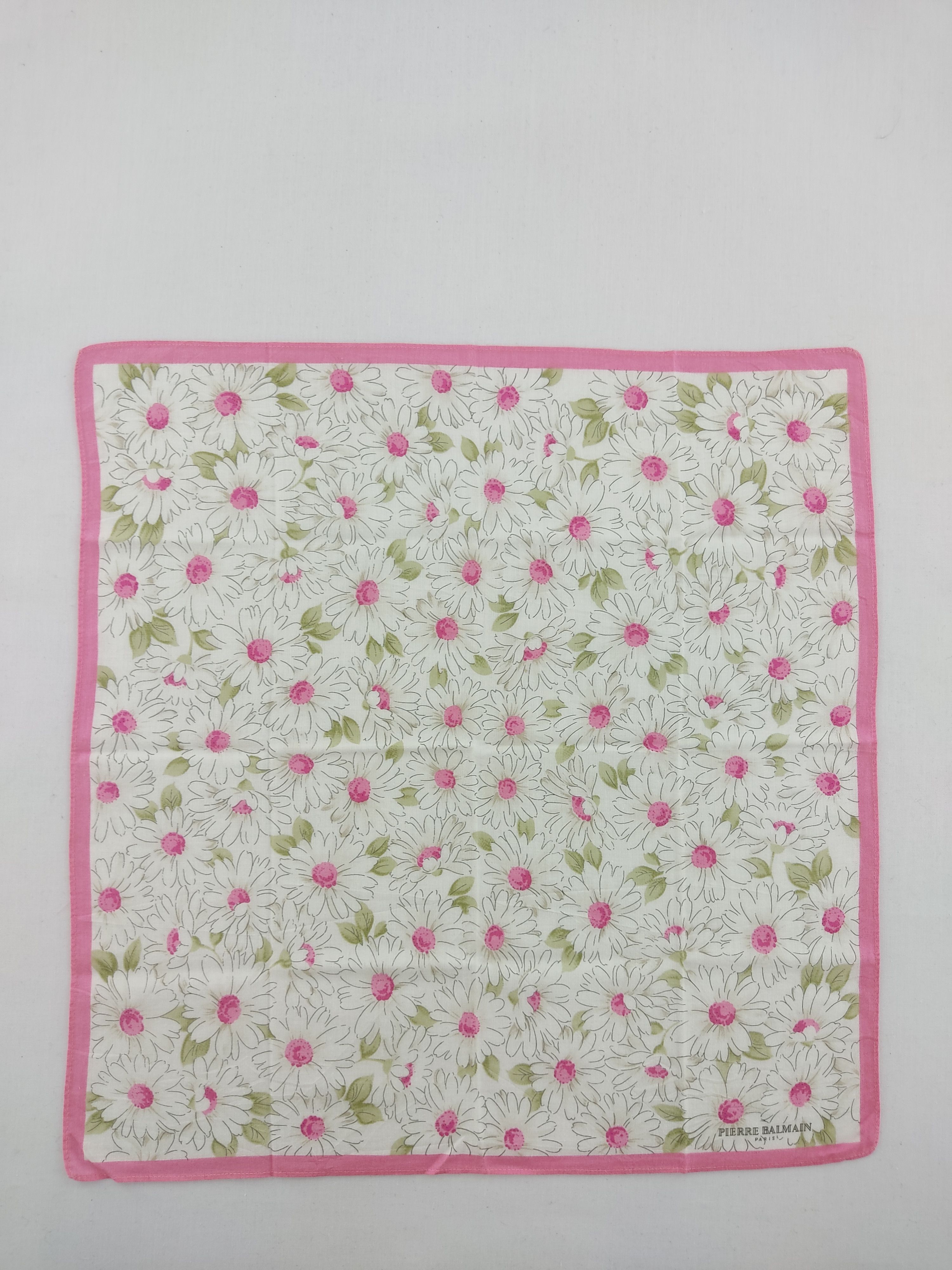 Pierre Balmain × Vintage Vintage Pierre Balmain Handkerchief / Neckwear / Bandana Size ONE SIZE - 3 Thumbnail