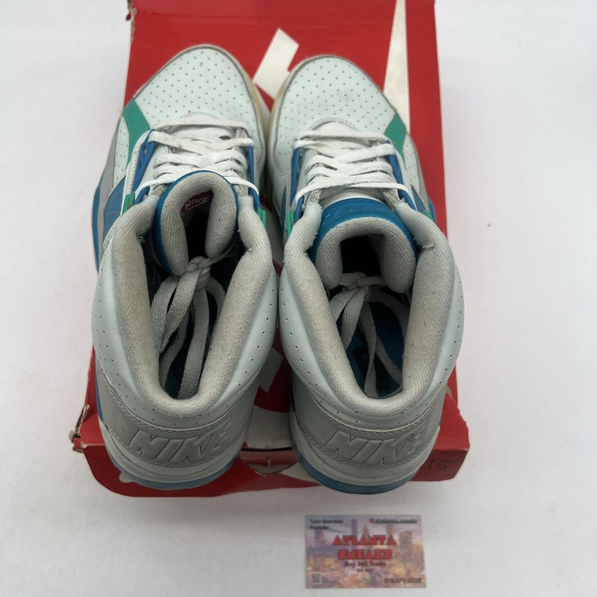 Nike Air trainer high barely blue orbit Size US 10 / EU 43 - 7 Thumbnail