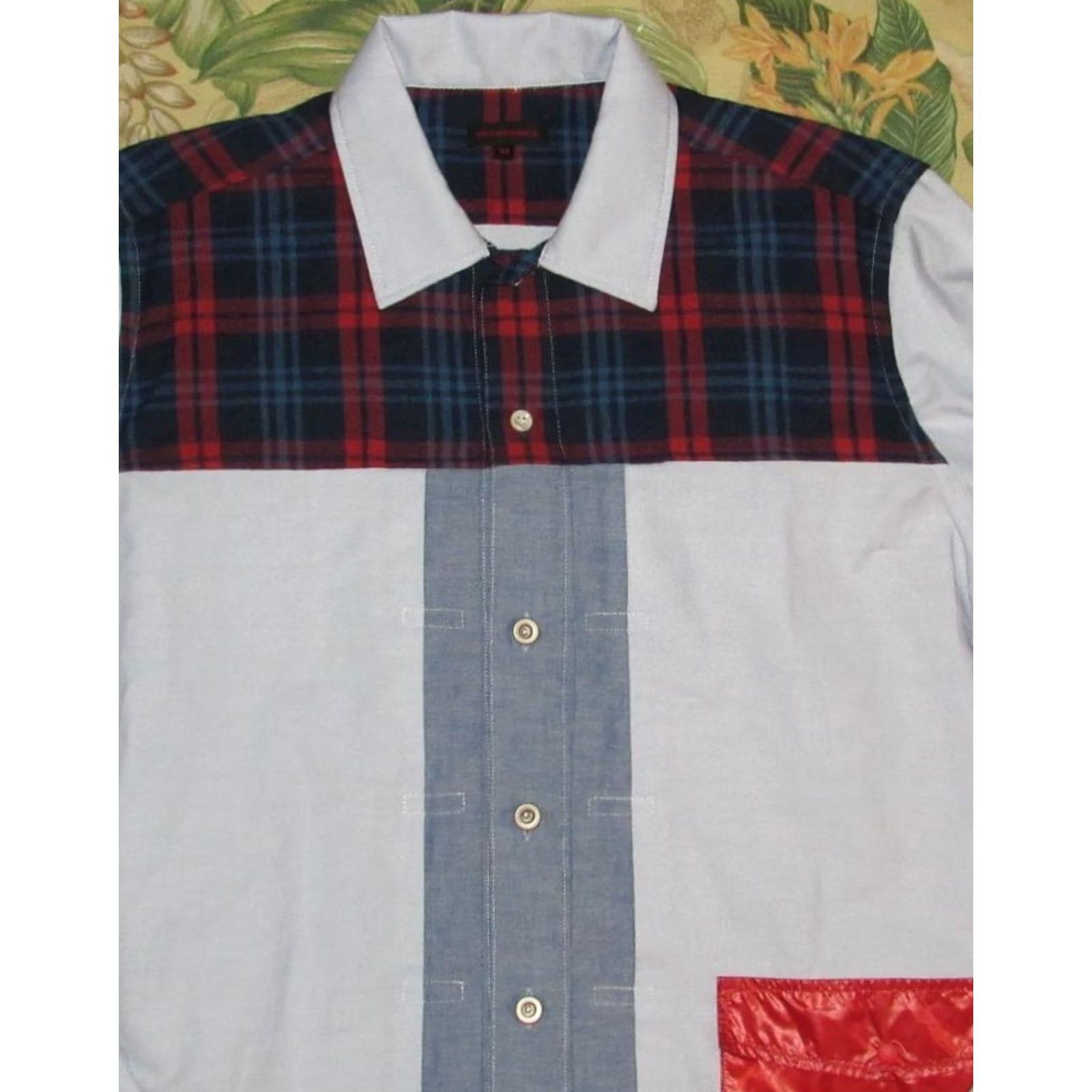 CLOT CLOT Blue Long Sleeve Button Down Shirt Made In Japan Medium Size US M / EU 48-50 / 2 - 2 Thumbnail
