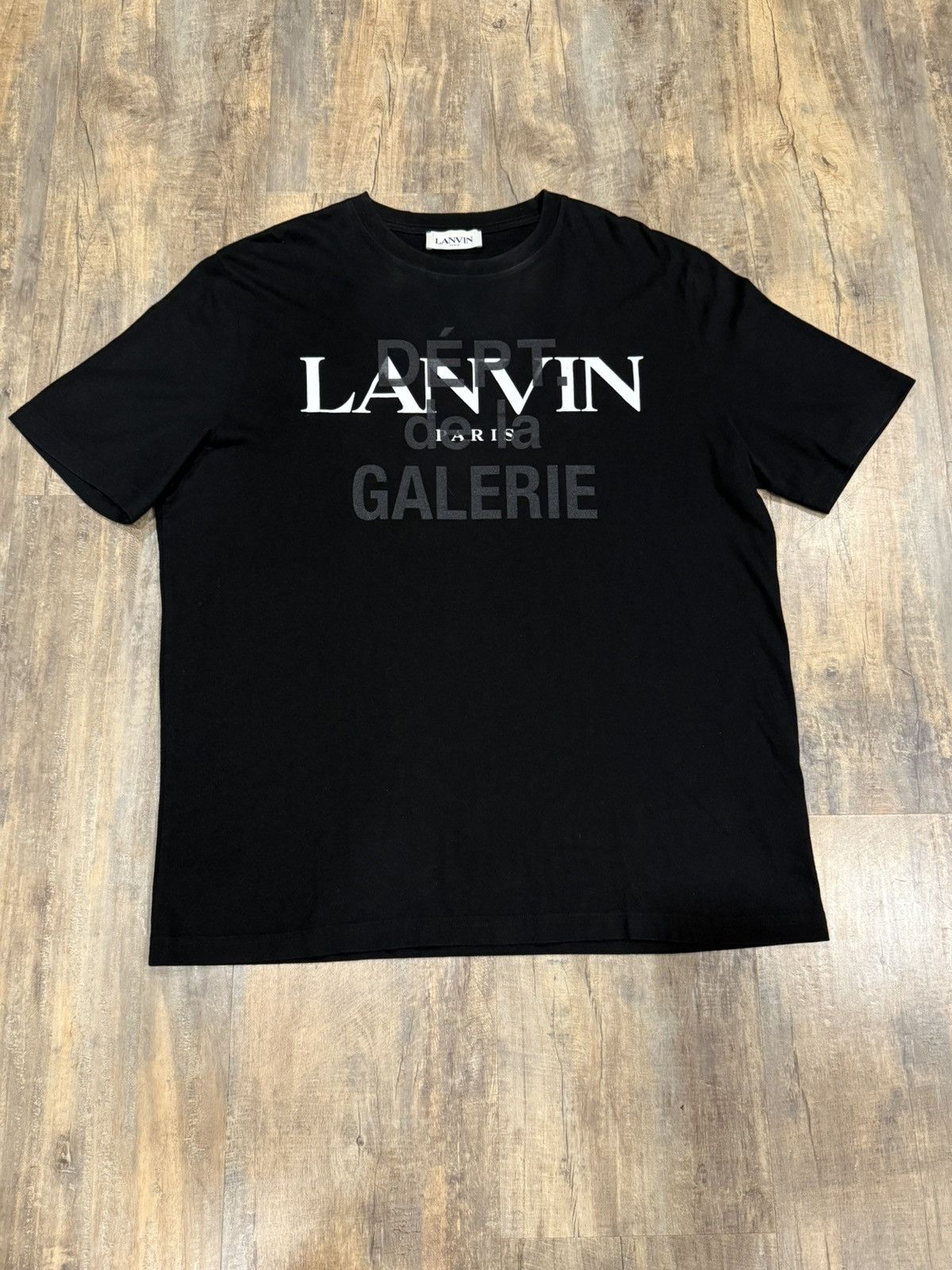 Gallery Dept. × Lanvin Gallery Dept. x Lanvin Black Printed Logo