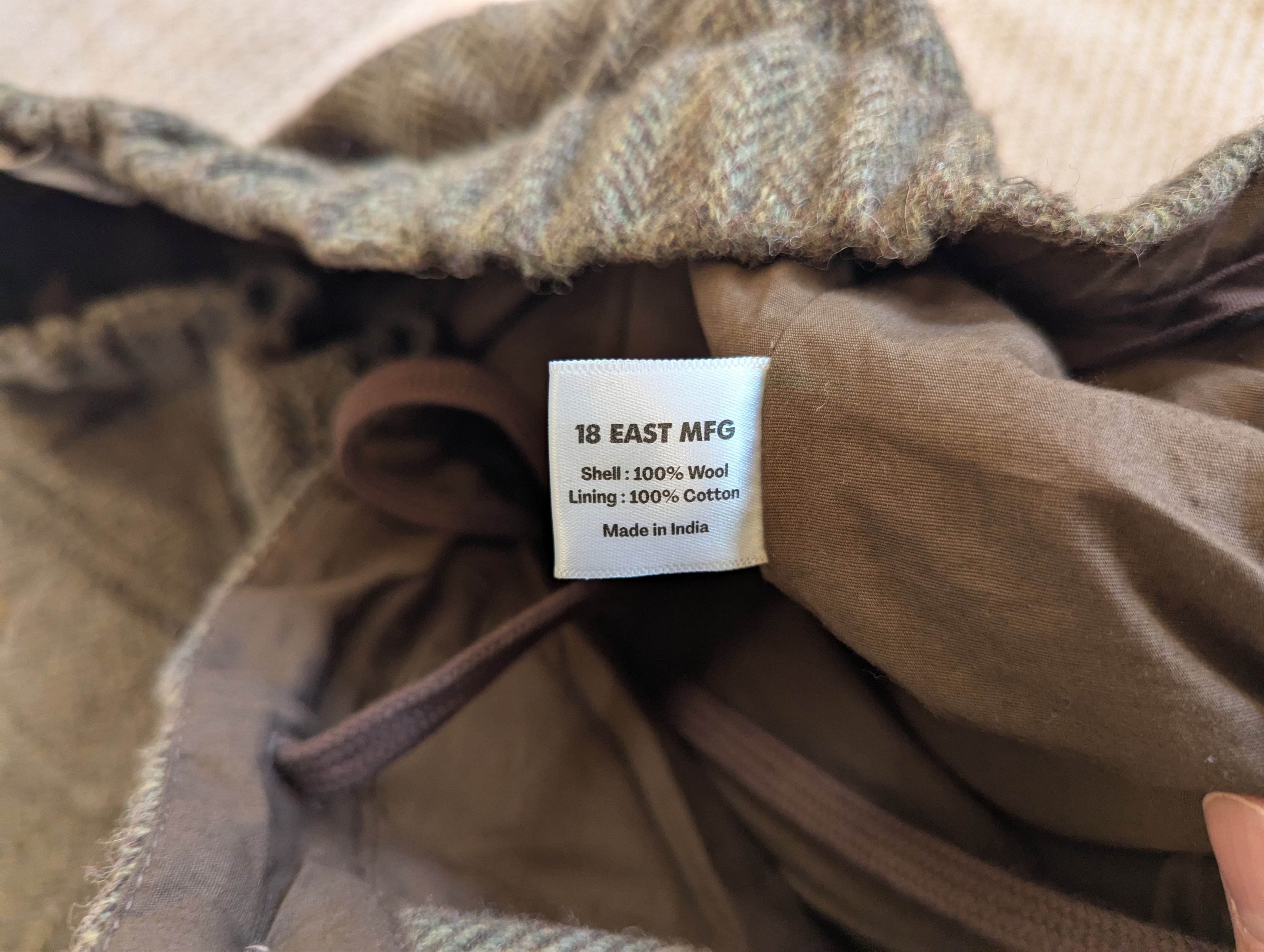 18 East Wool Tweed Roy Baker Pants Size US 32 / EU 48 - 10 Thumbnail
