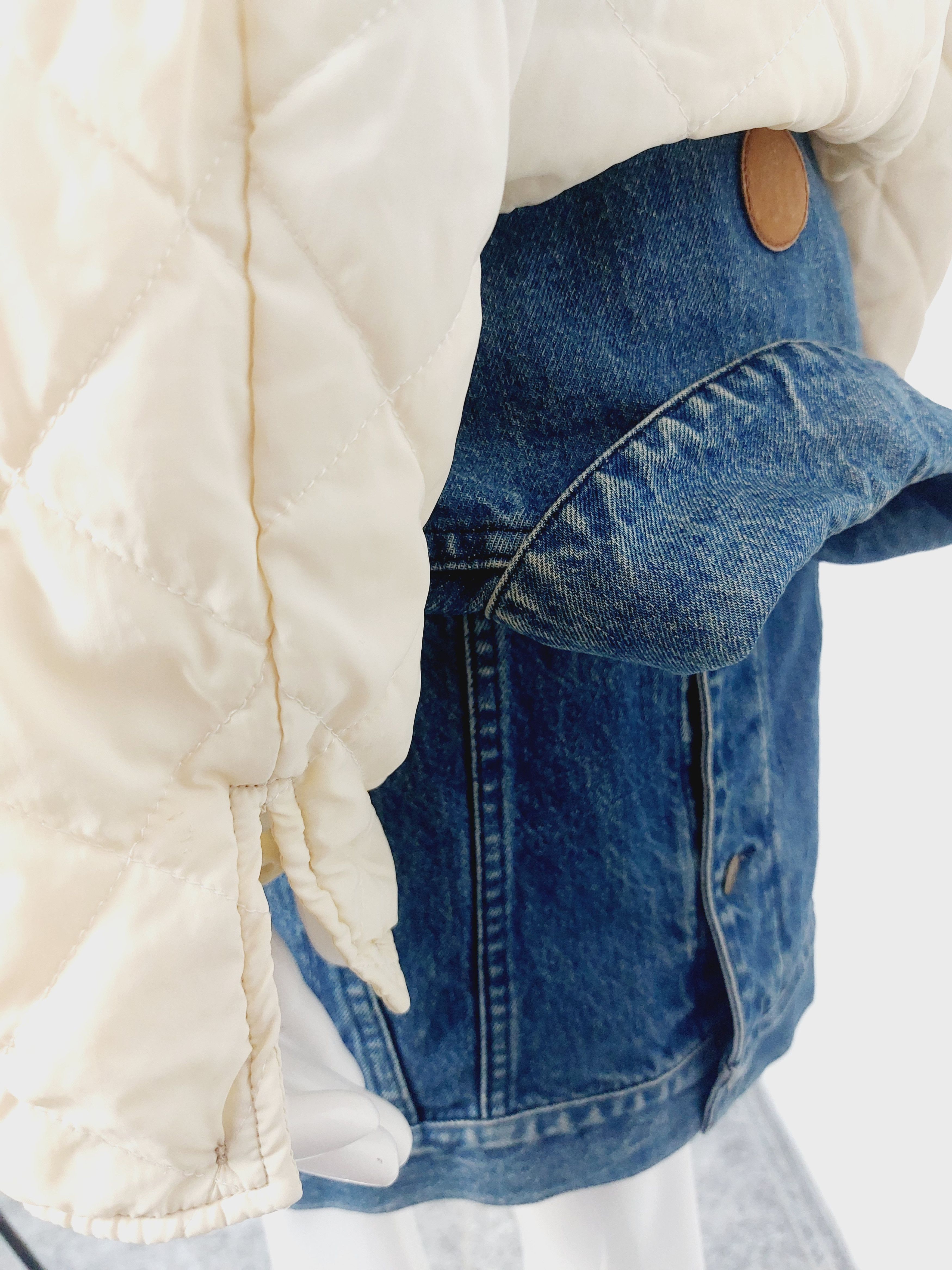 Moschino Moschino Jeans Handle With Care Denim Liner Jacket Size US M / EU 48-50 / 2 - 10 Thumbnail