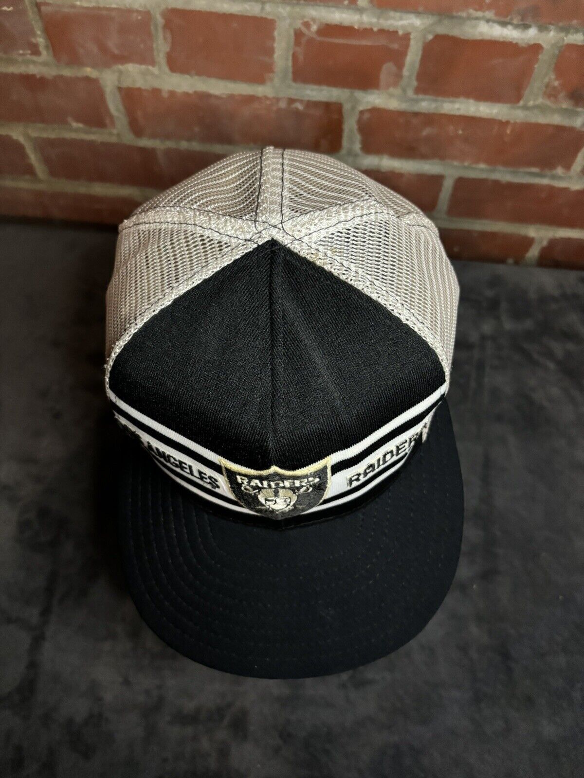 Other Vintage 80s Los Angeles Raiders NFL AJD Trucker Hat Size ONE SIZE - 5 Thumbnail