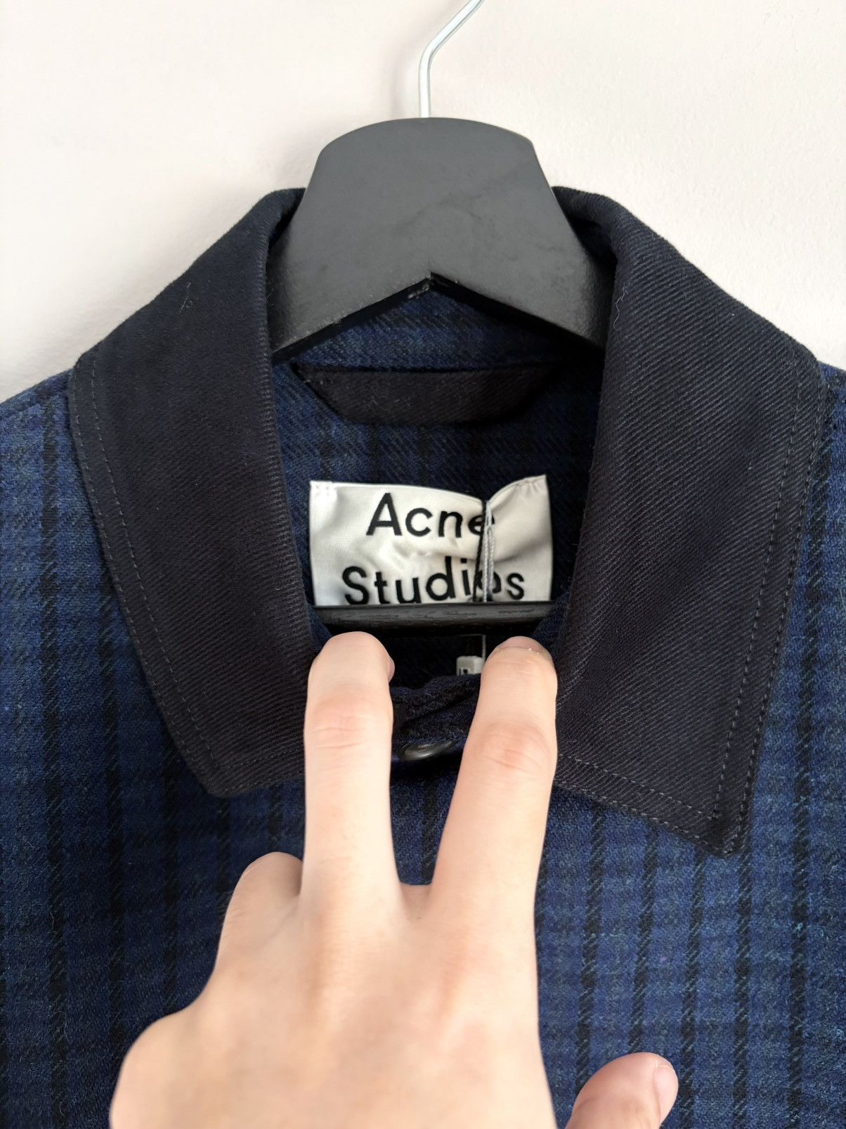 Acne Studios Acne Studios Vichy-Check Panelled Shirt Jacket Size US S / EU 44-46 / 1 - 3 Thumbnail