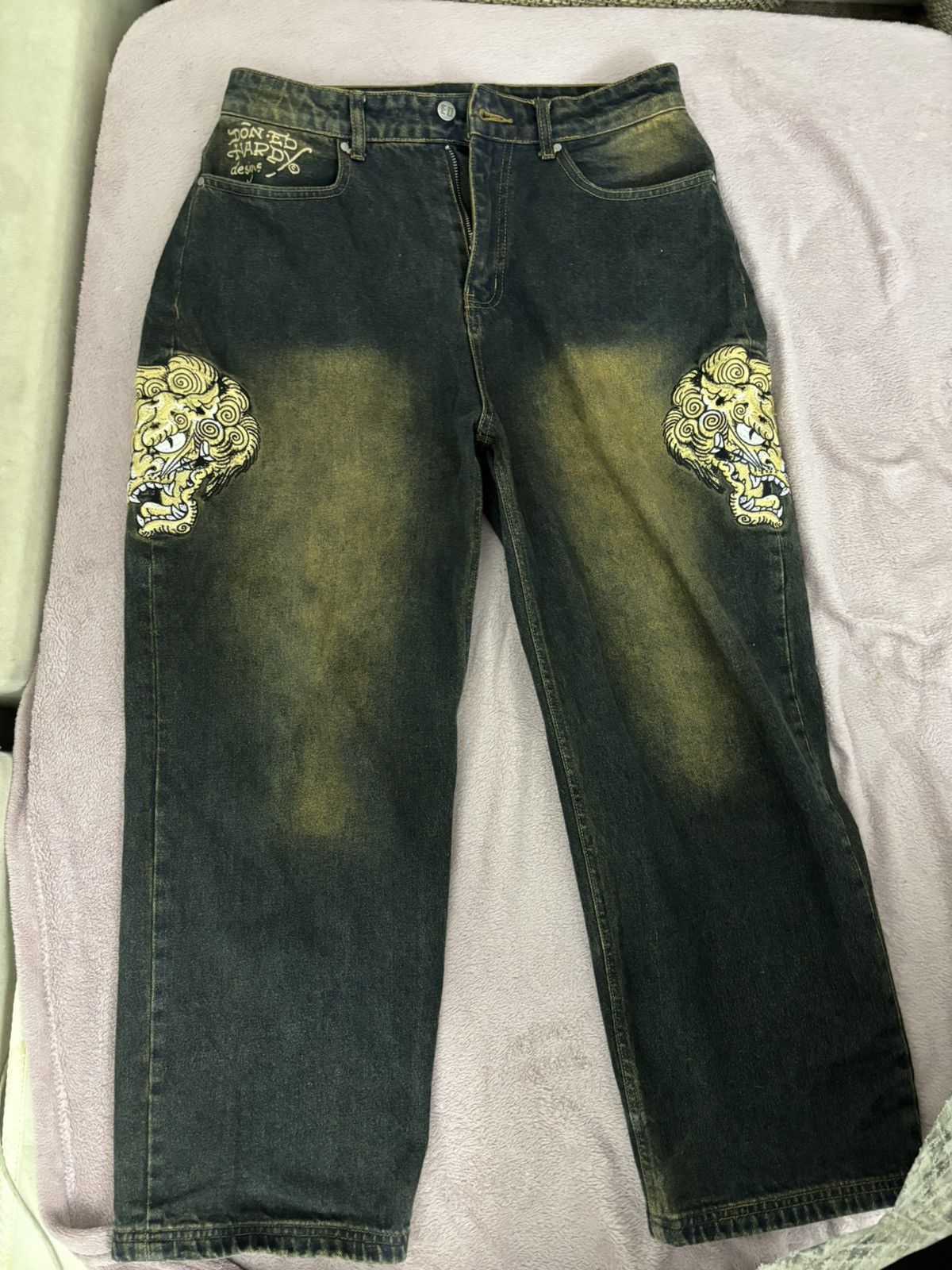 Ed Hardy Ed Hardy Urban outfitters jeans Size US 31 - 3 Thumbnail