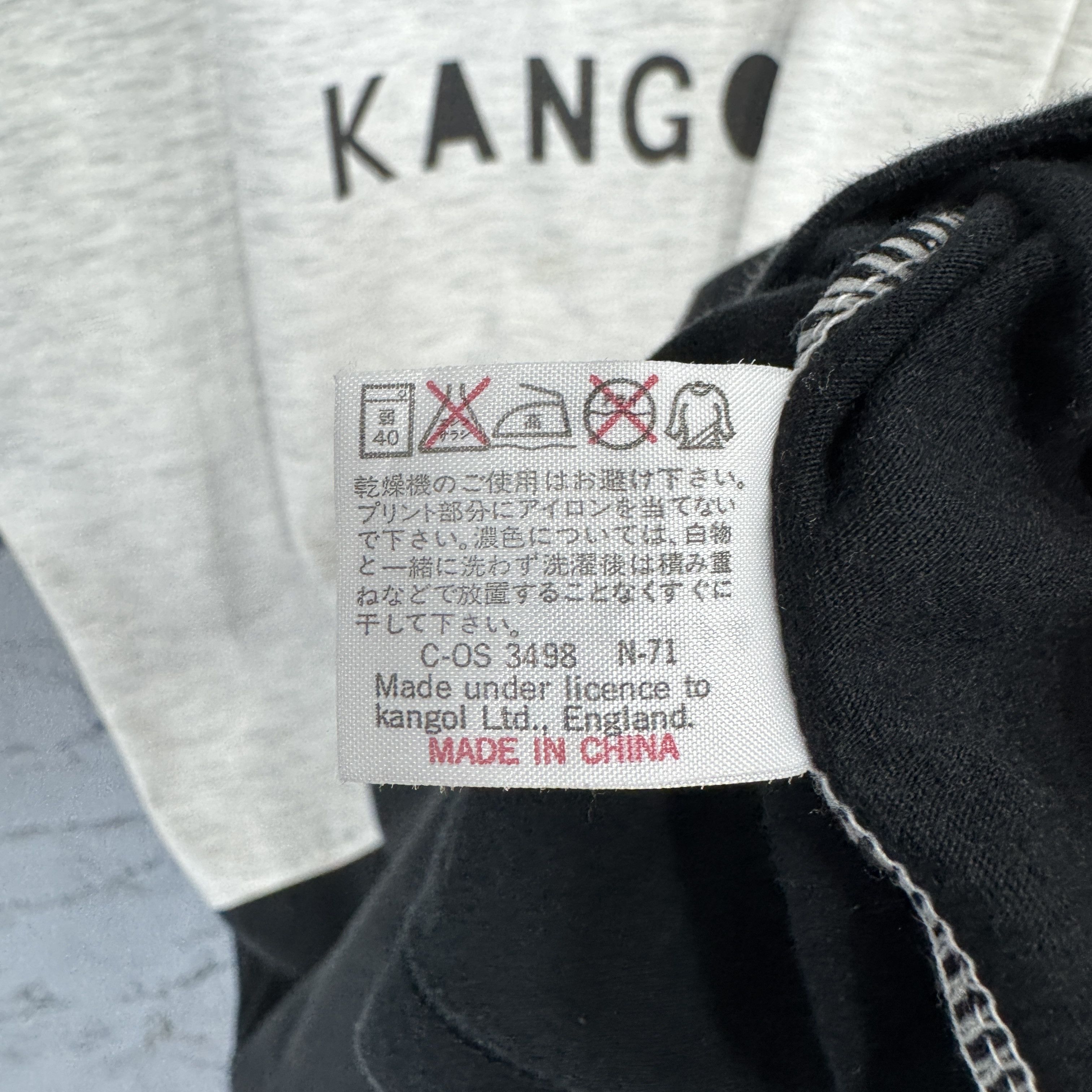 Kangol Vintage 2Tone Kangol Short-sleeve Tshirt Black Kangaroo Logo Size US L / EU 52-54 / 3 - 9 Thumbnail