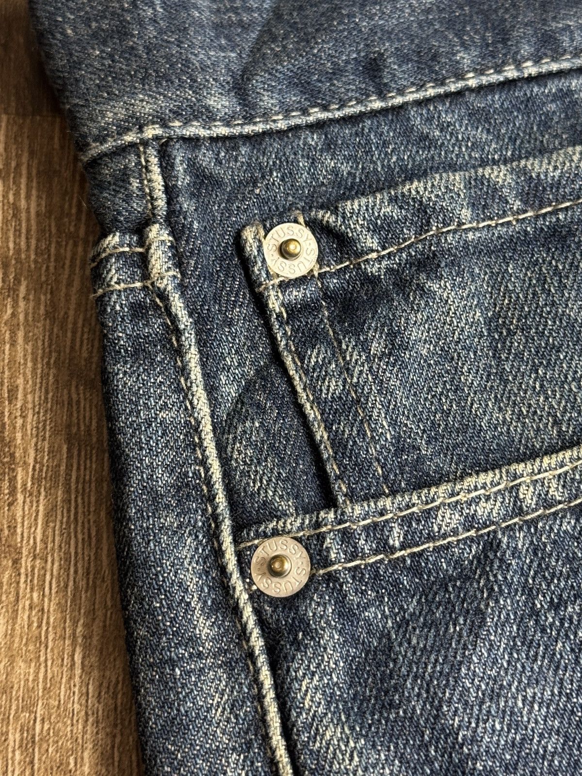 Stussy Stussy SS logo denim jeans. Size US 36 / EU 52 - 10 Thumbnail