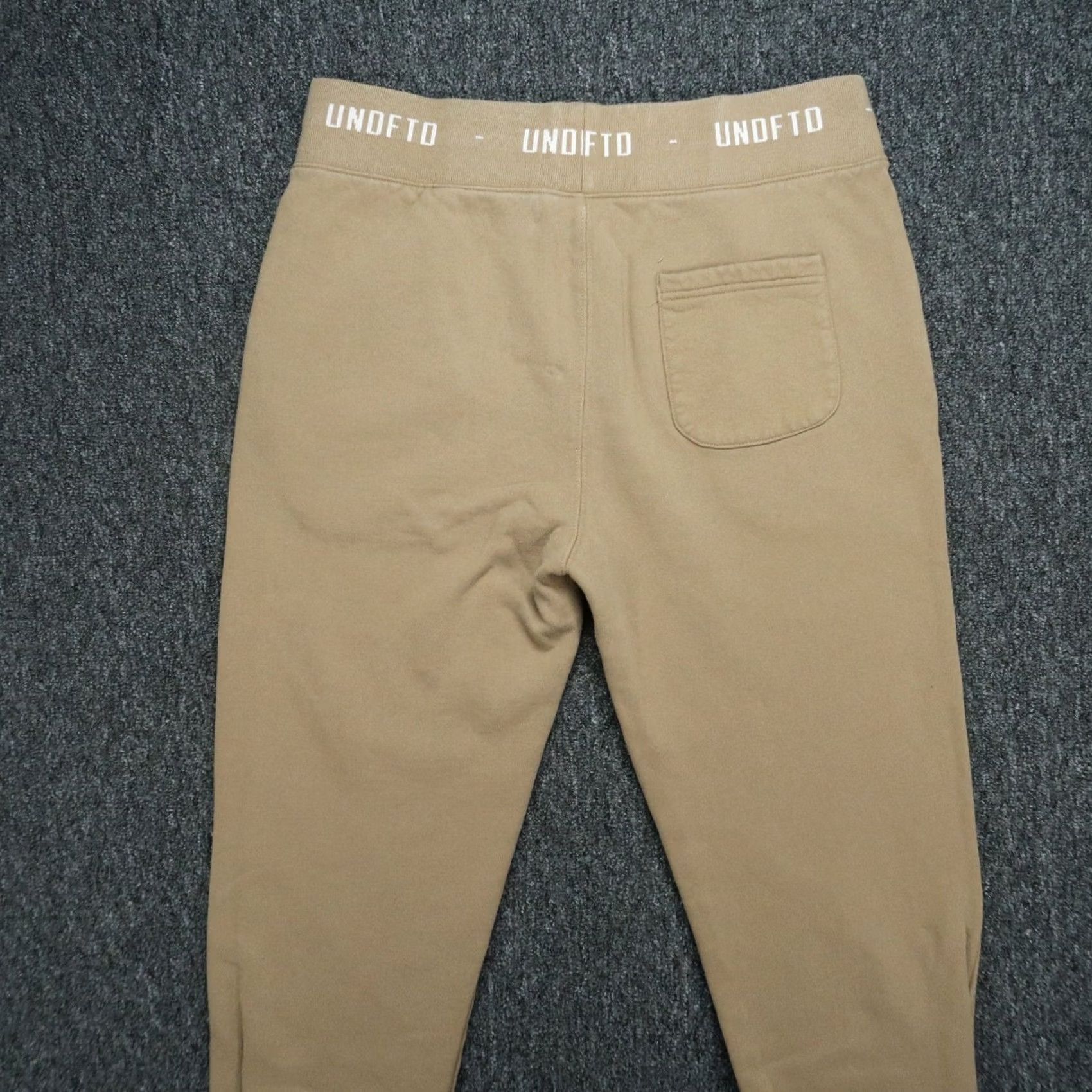 Undefeated UNDFTD Pants Mens M Brown Jogger Tapered French Terry Undefeated Size US 31 - 5 Thumbnail