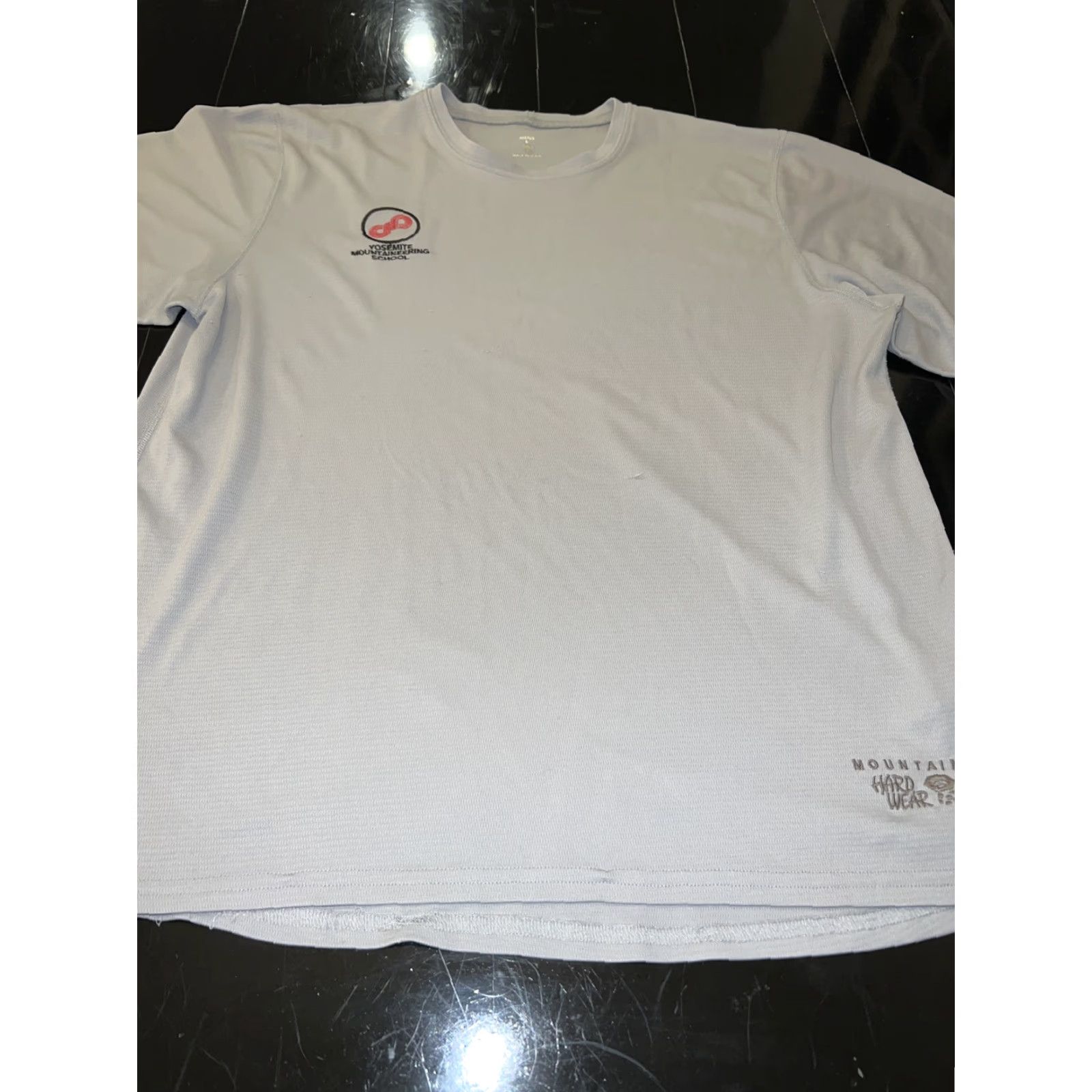 Vintage VINTAGE Yosemite Mountaineering School Shirt L Gray Unbranded Adults Regular Short Sleeve Crew Neck Mountain Rock Climber Logo 70s All Seasons Size US L / EU 52-54 / 3 - 5 Thumbnail