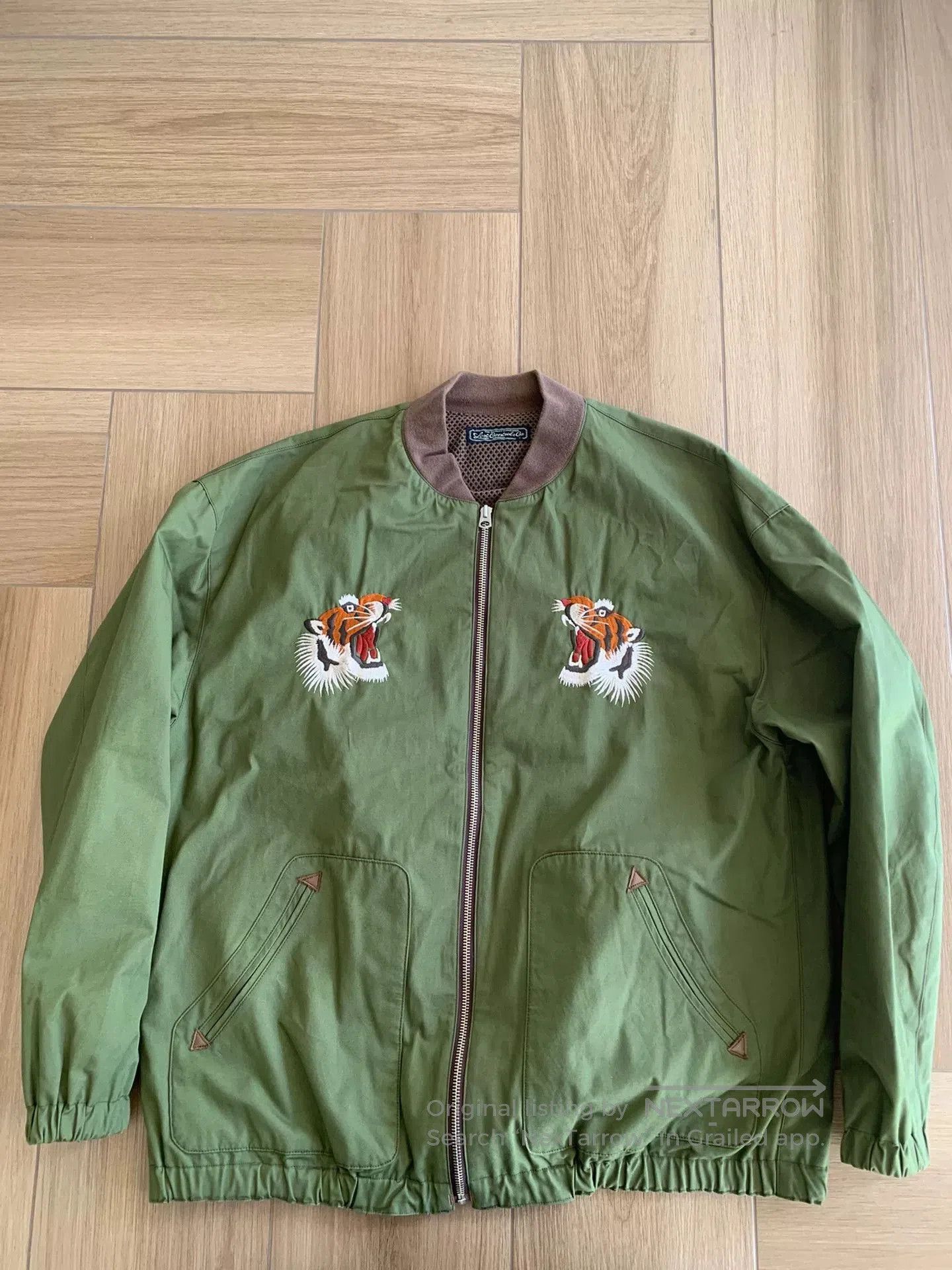 Japanese Brand vintage lost control embroidered baseball jacket. Size US M / EU 48-50 / 2 - 1 Thumbnail