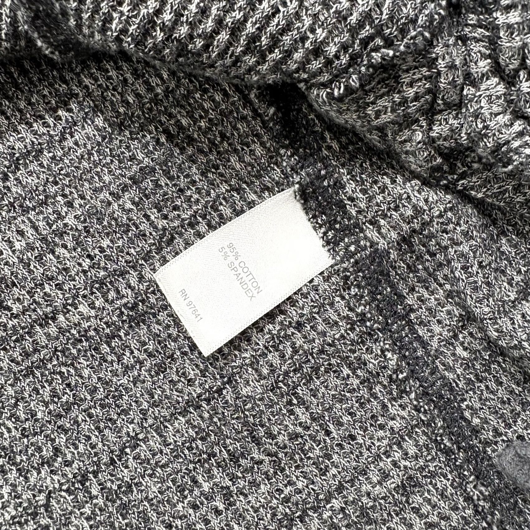 J. Jill J.Jill Cowl Neck Sweater Gray Side Cinch Ruched Ties Knit Marled Large Petite White Guide: Gray Size L / US 10 / IT 46 - 3 Thumbnail